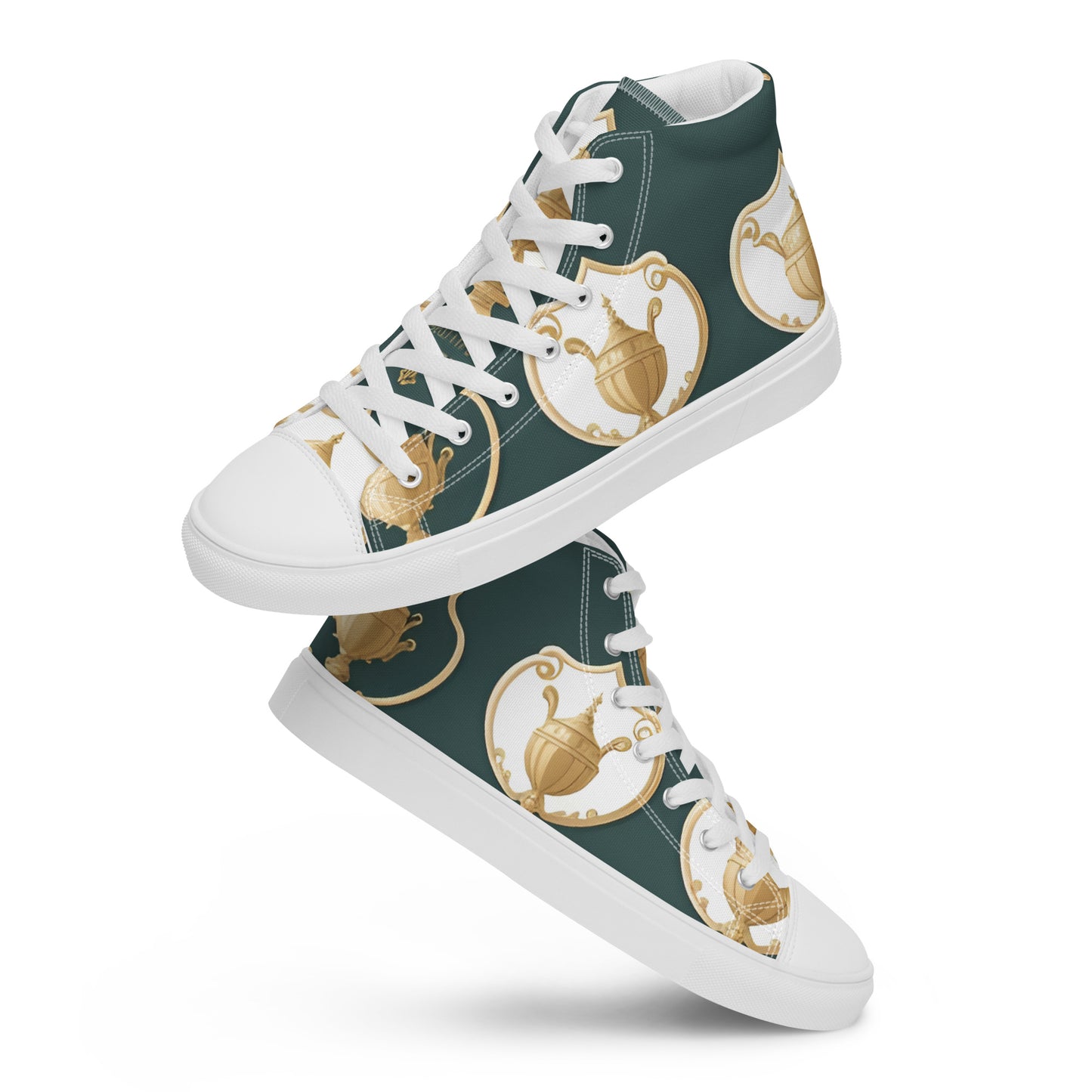 Men’s high top canvas shoes