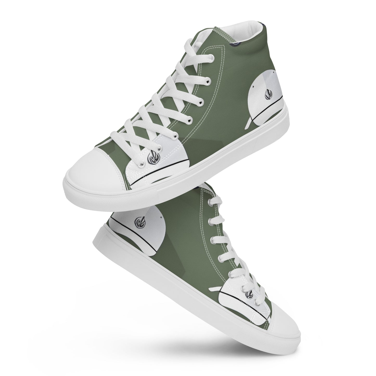 Men’s high top canvas shoes