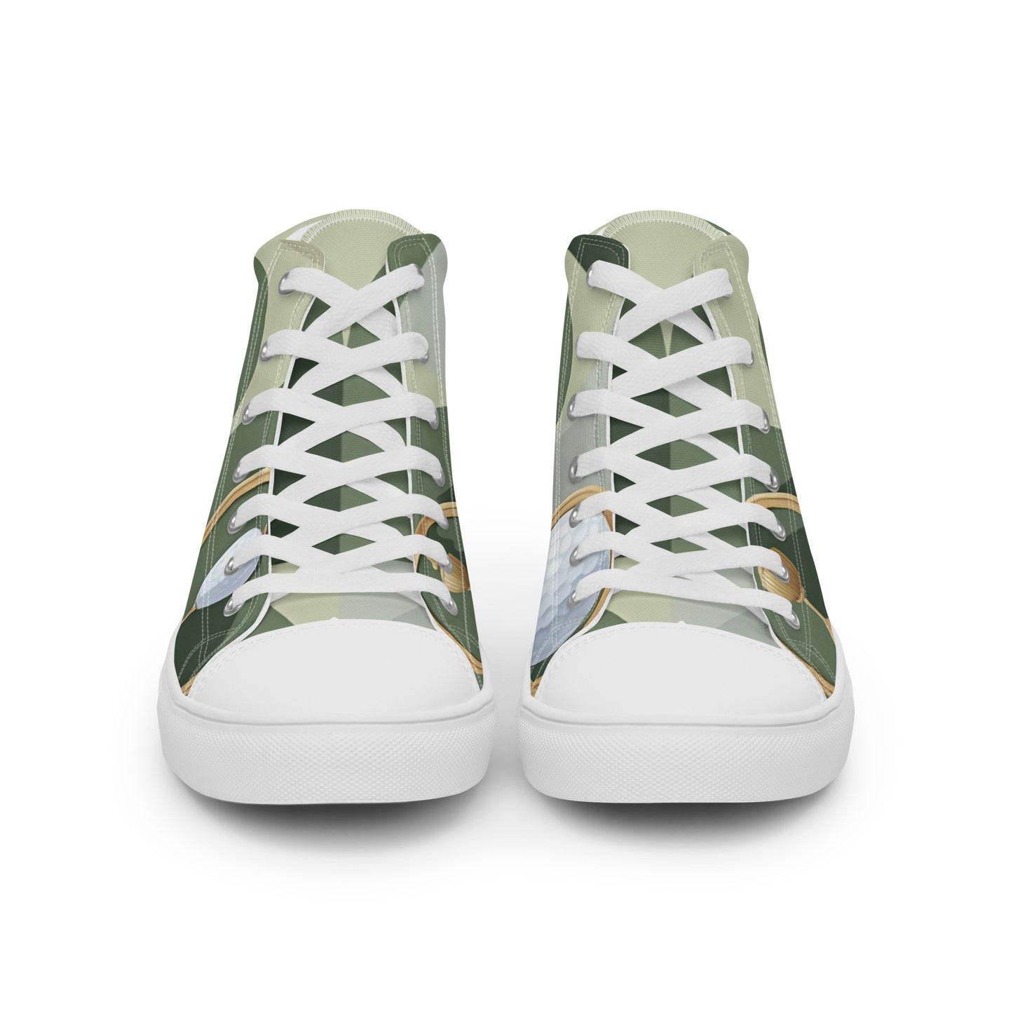 Men’s high top canvas shoes