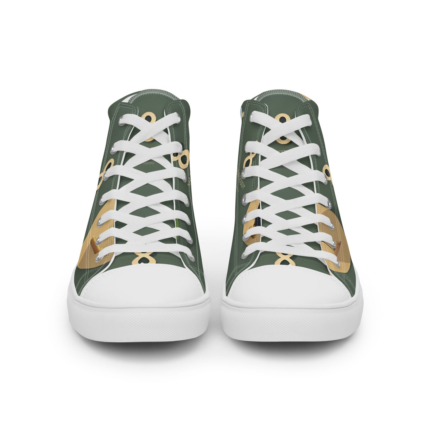 Men’s high top canvas shoes