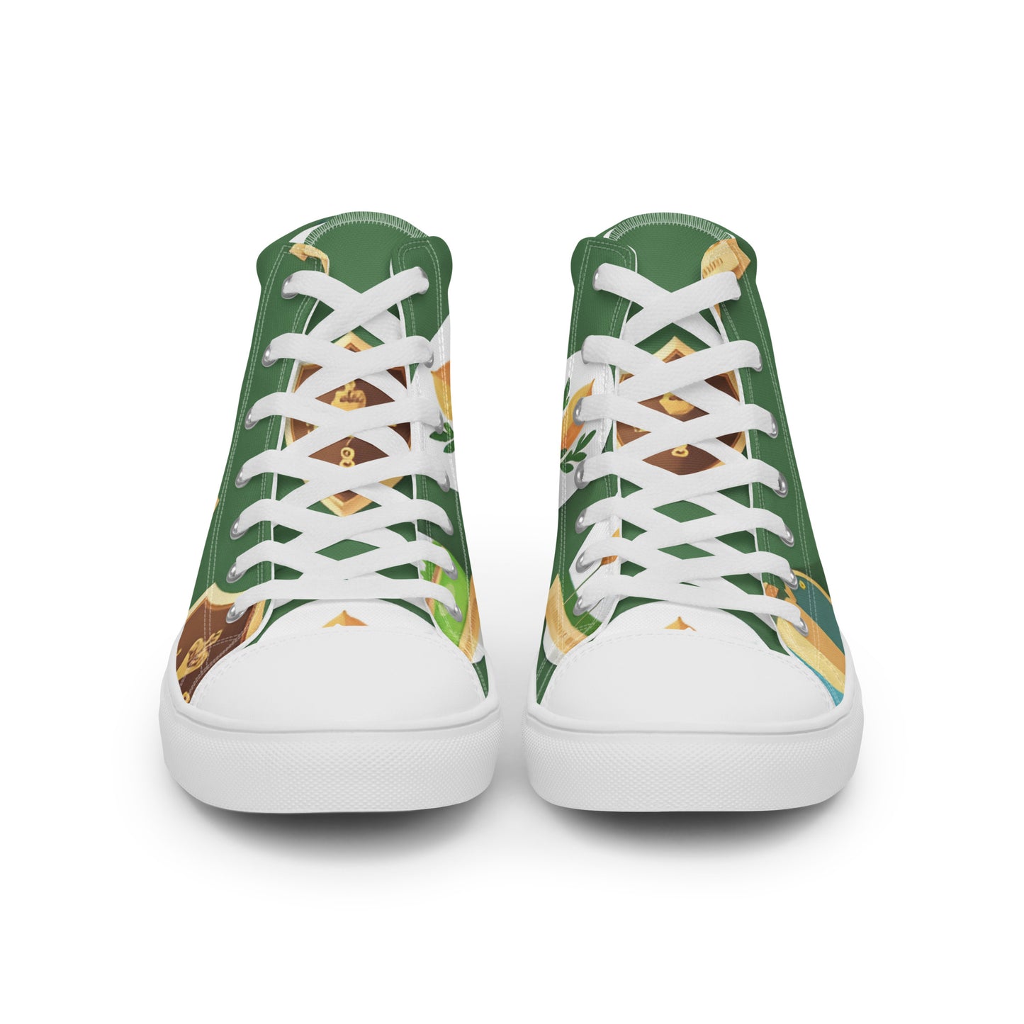 Men’s high top canvas shoes