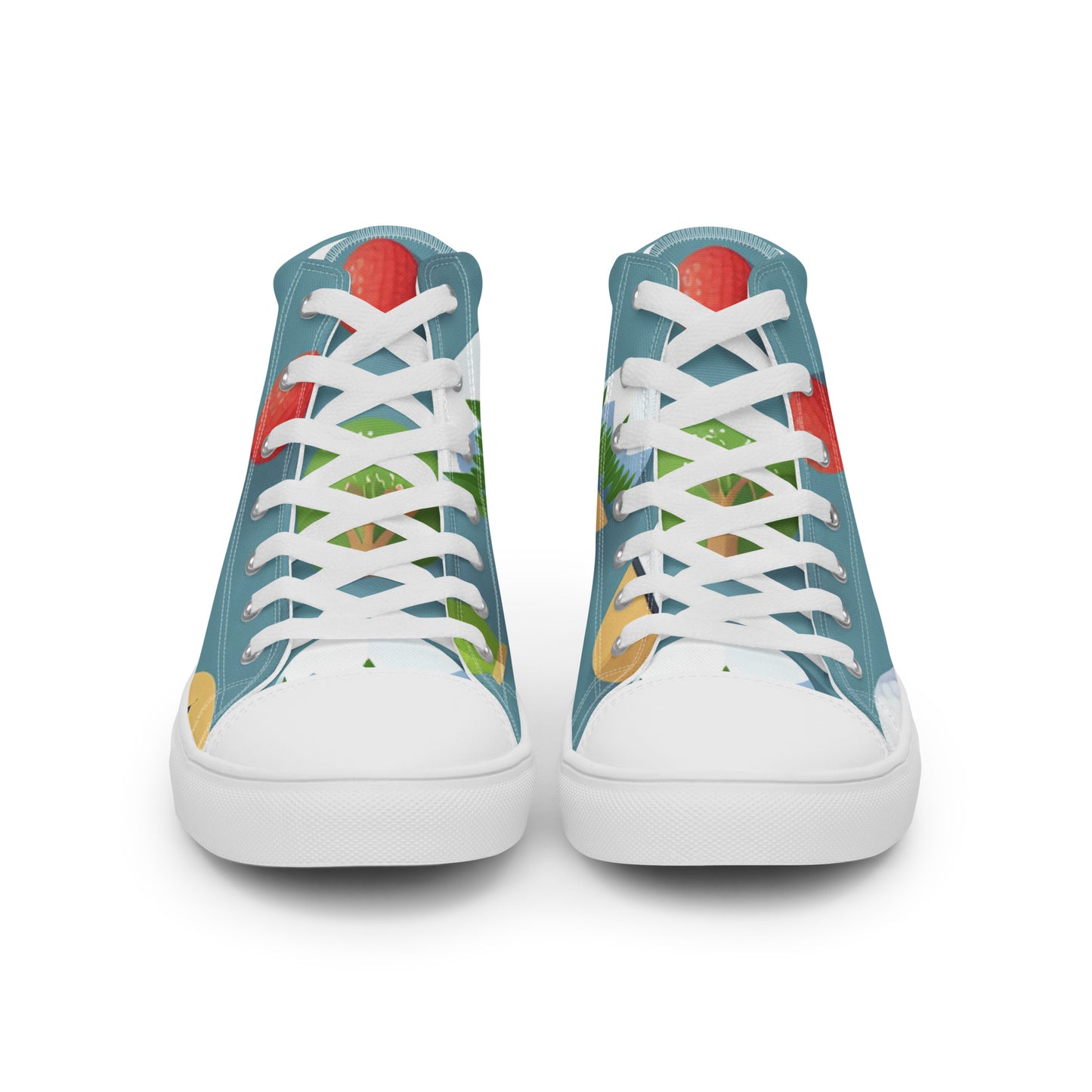 Men’s high top canvas shoes