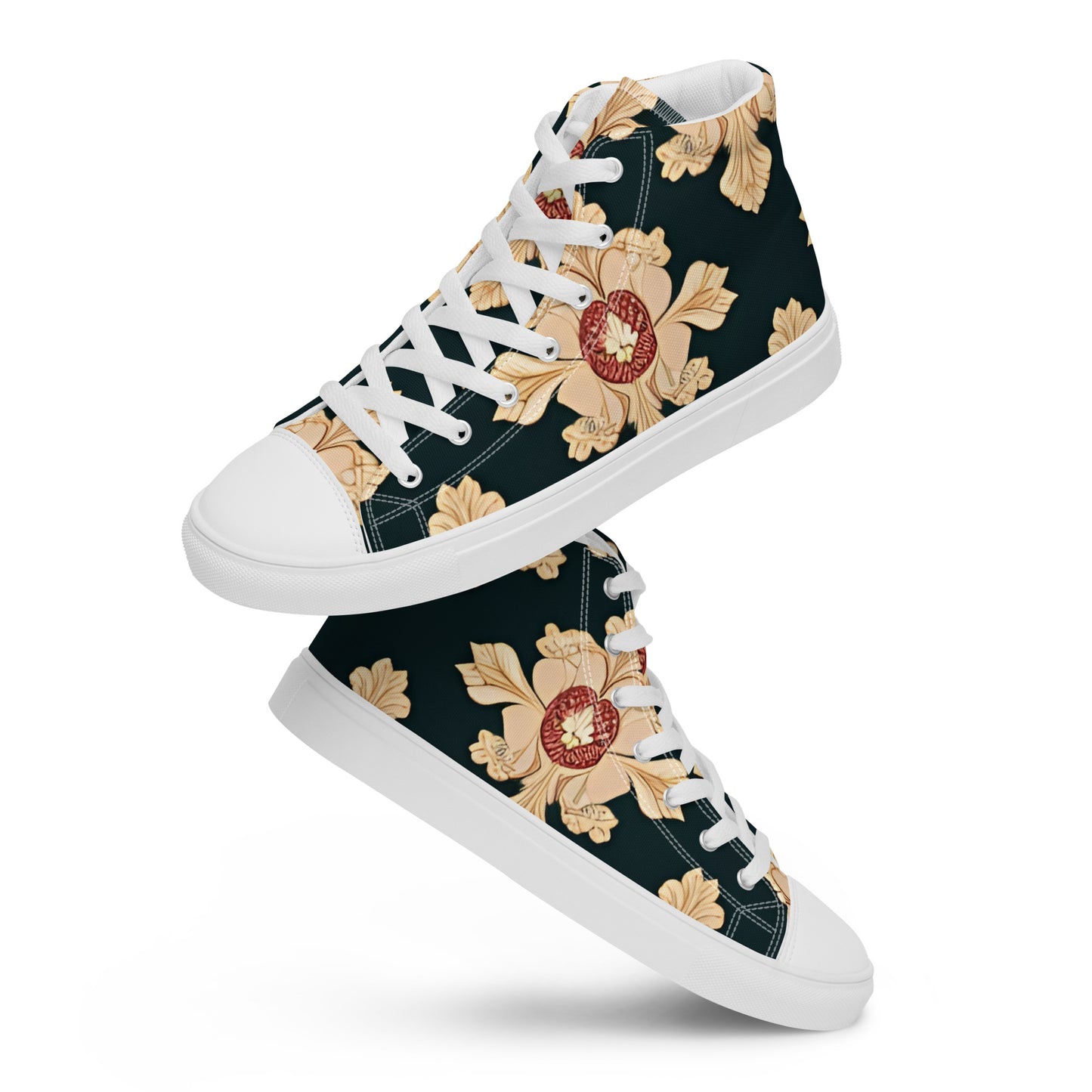 Men’s high top canvas shoes