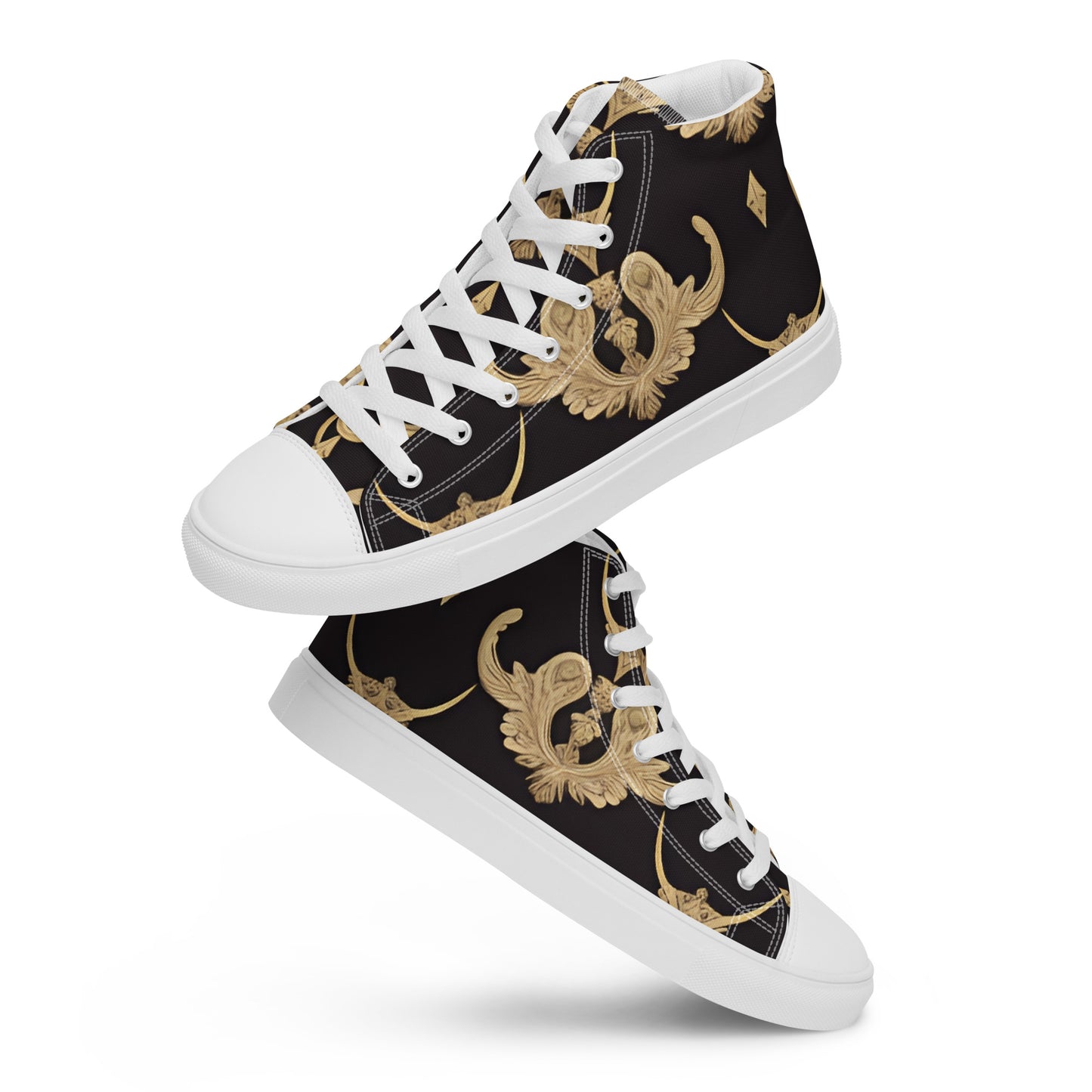 Men’s high top canvas shoes