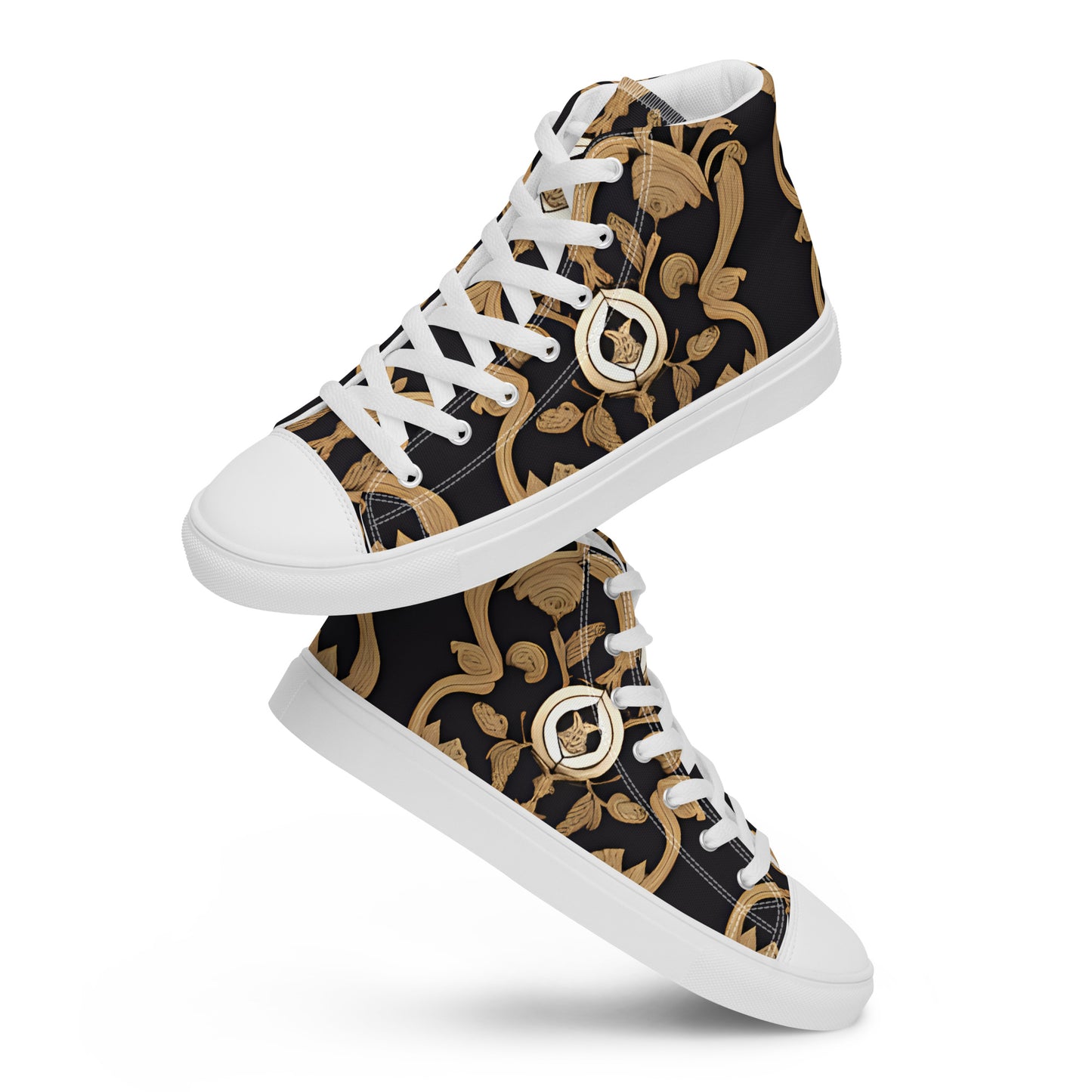 Men’s high top canvas shoes