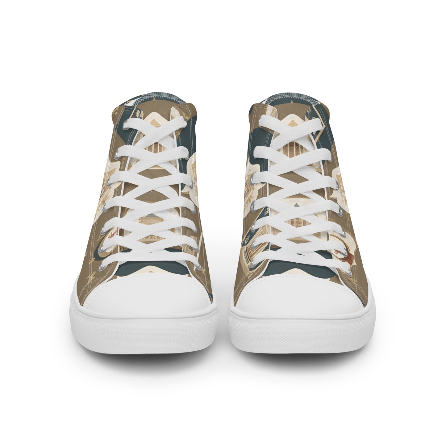 Men’s high top canvas shoes