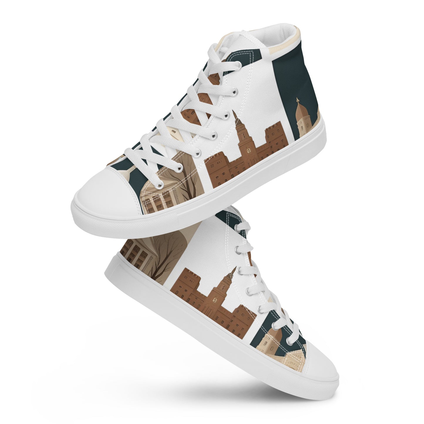 Men’s high top canvas shoes