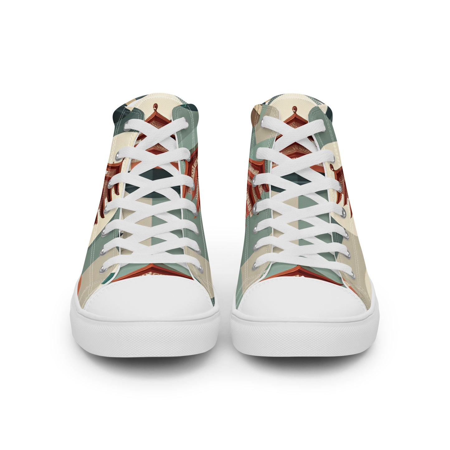 Men’s high top canvas shoes