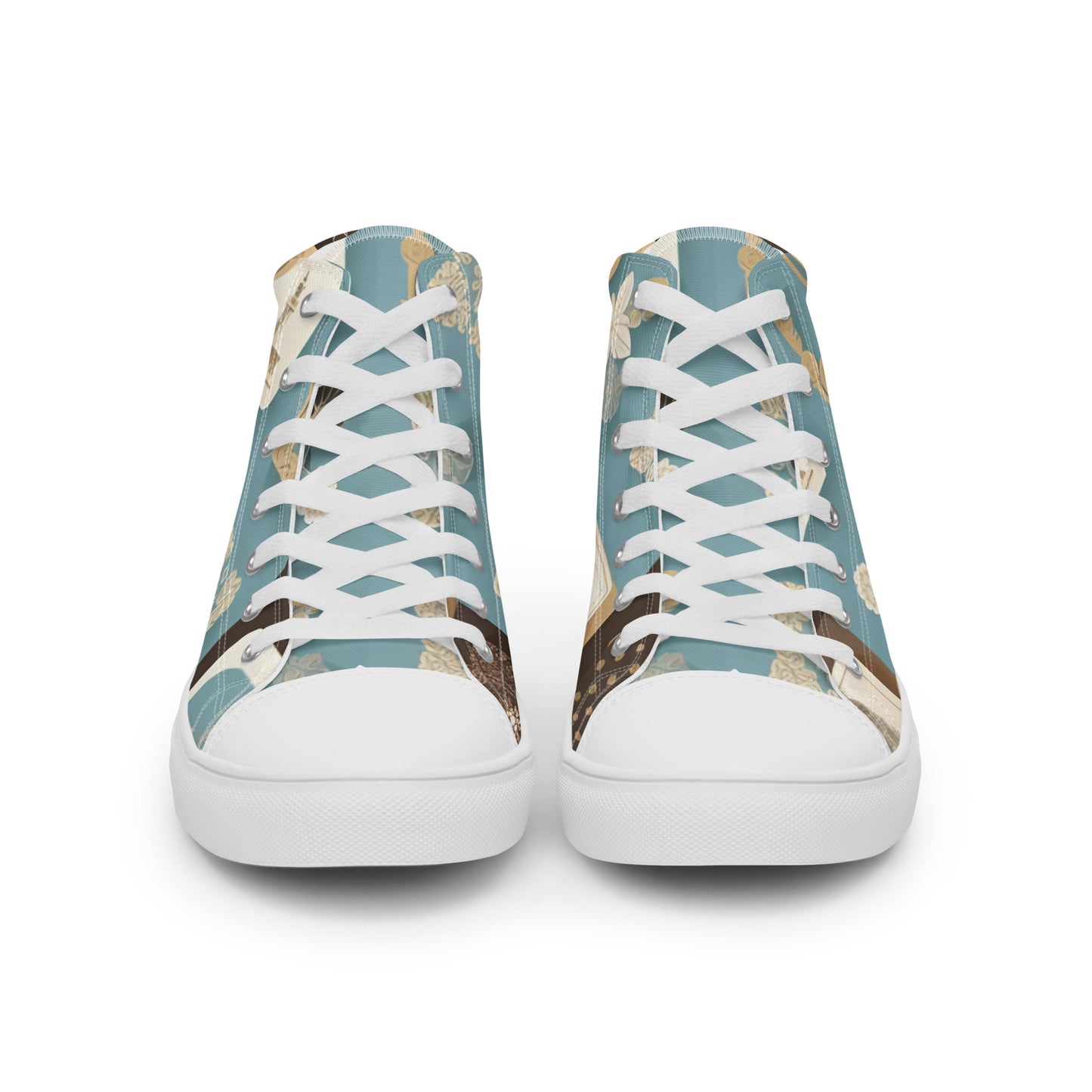 Men’s high top canvas shoes