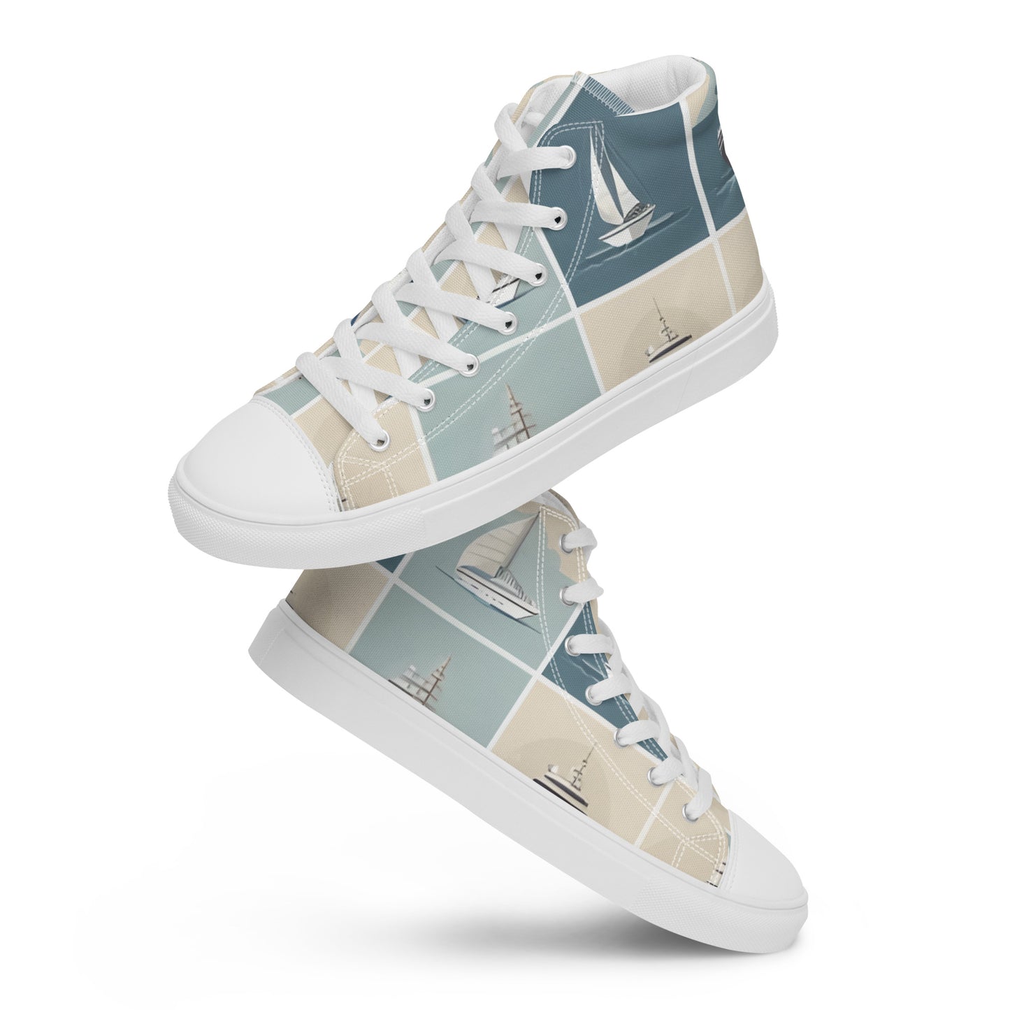 Men’s high top canvas shoes