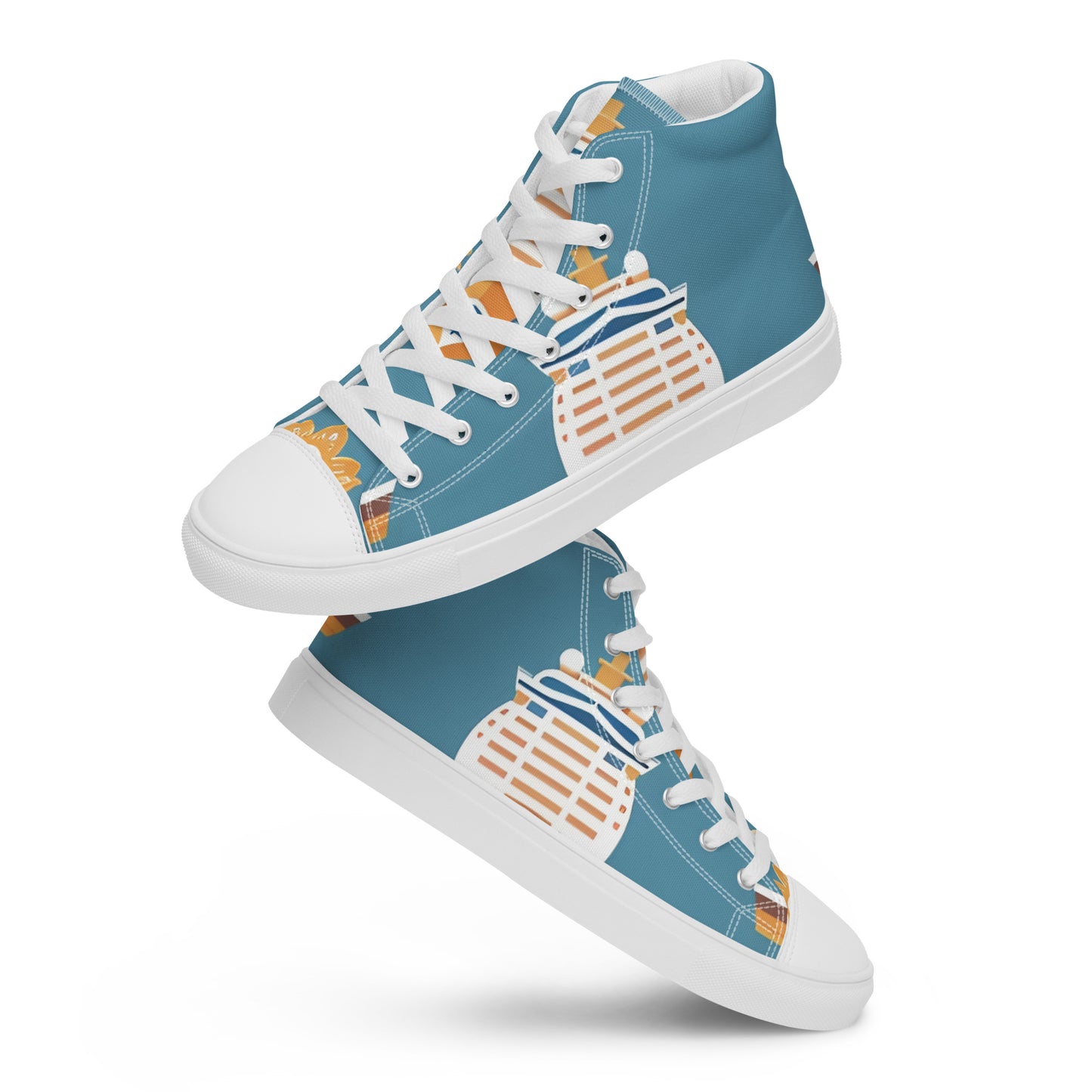 Men’s high top canvas shoes