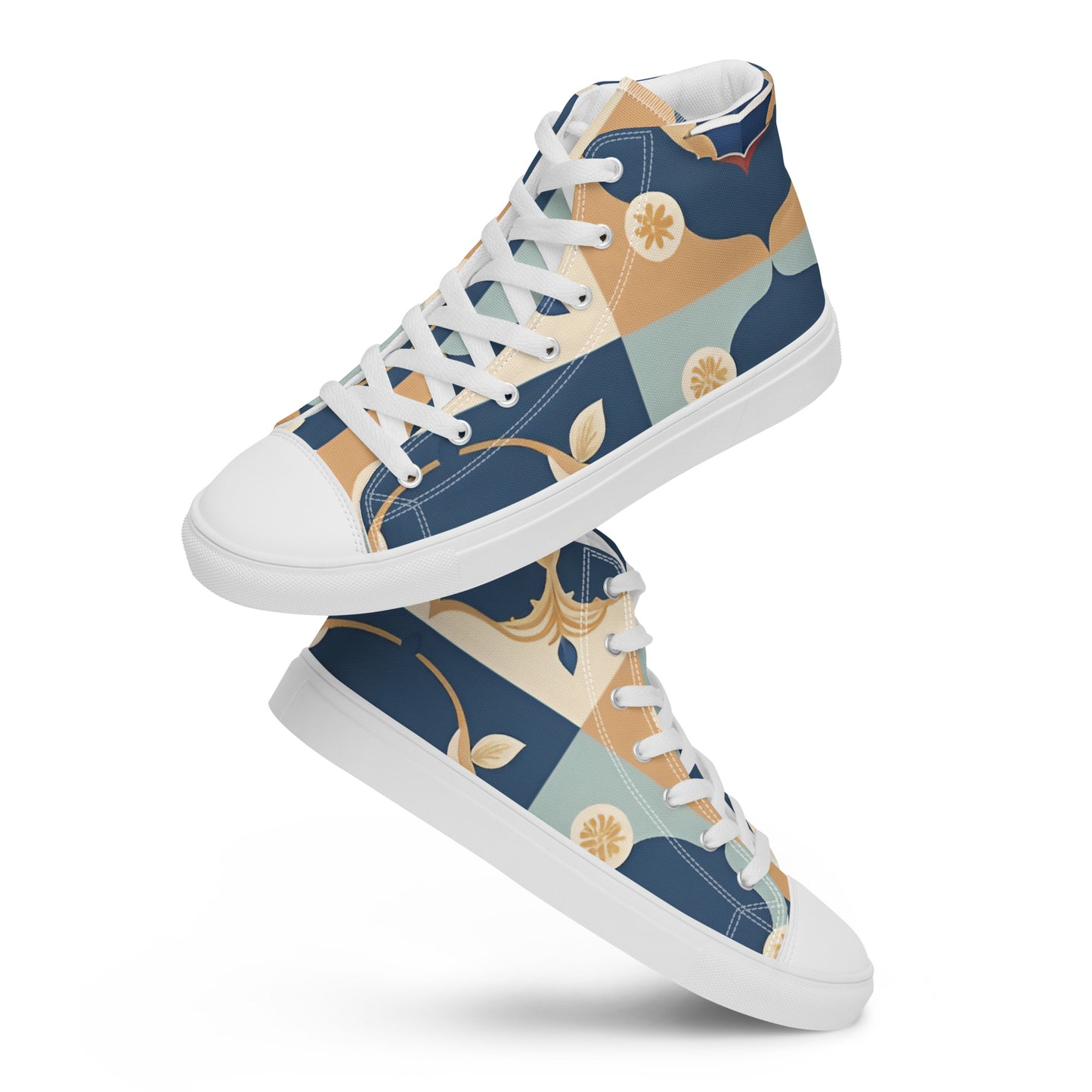 Men’s high top canvas shoes