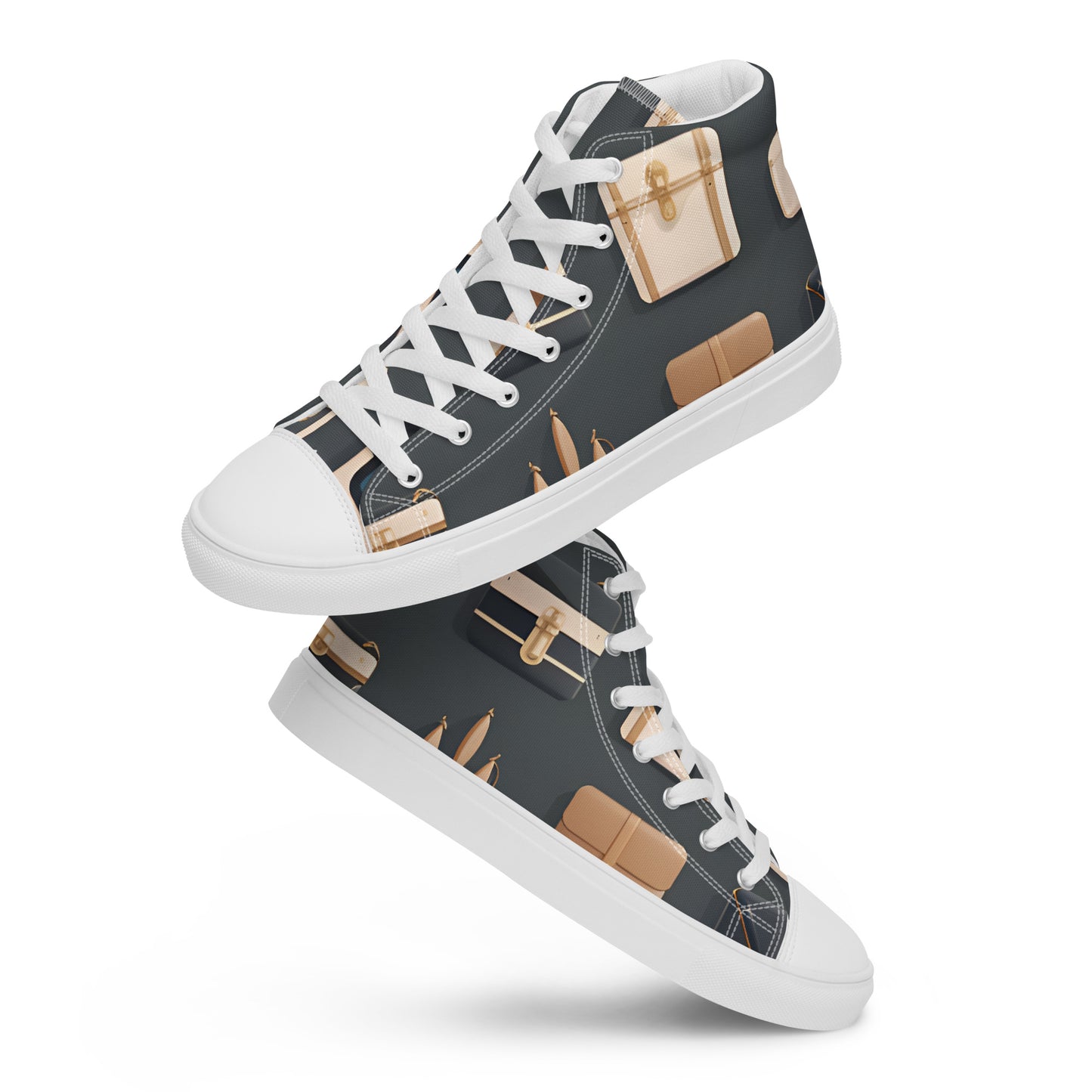 Men’s high top canvas shoes