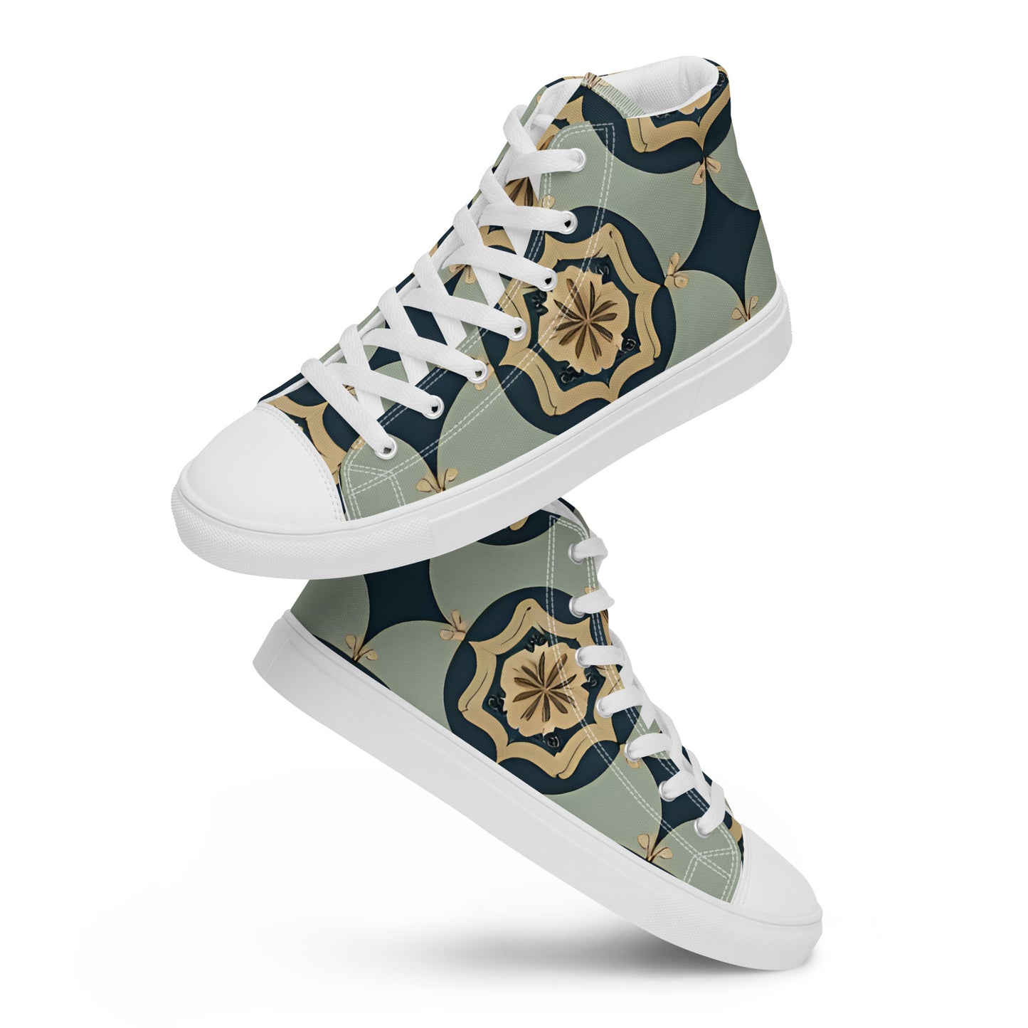 Men’s high top canvas shoes