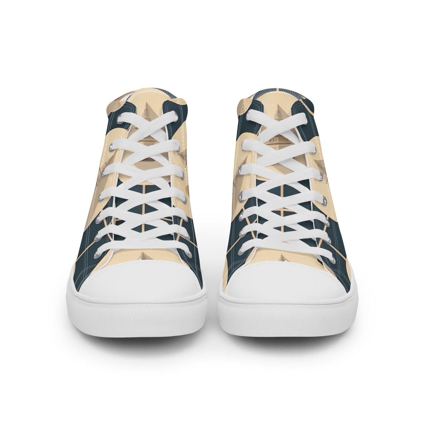 Men’s high top canvas shoes