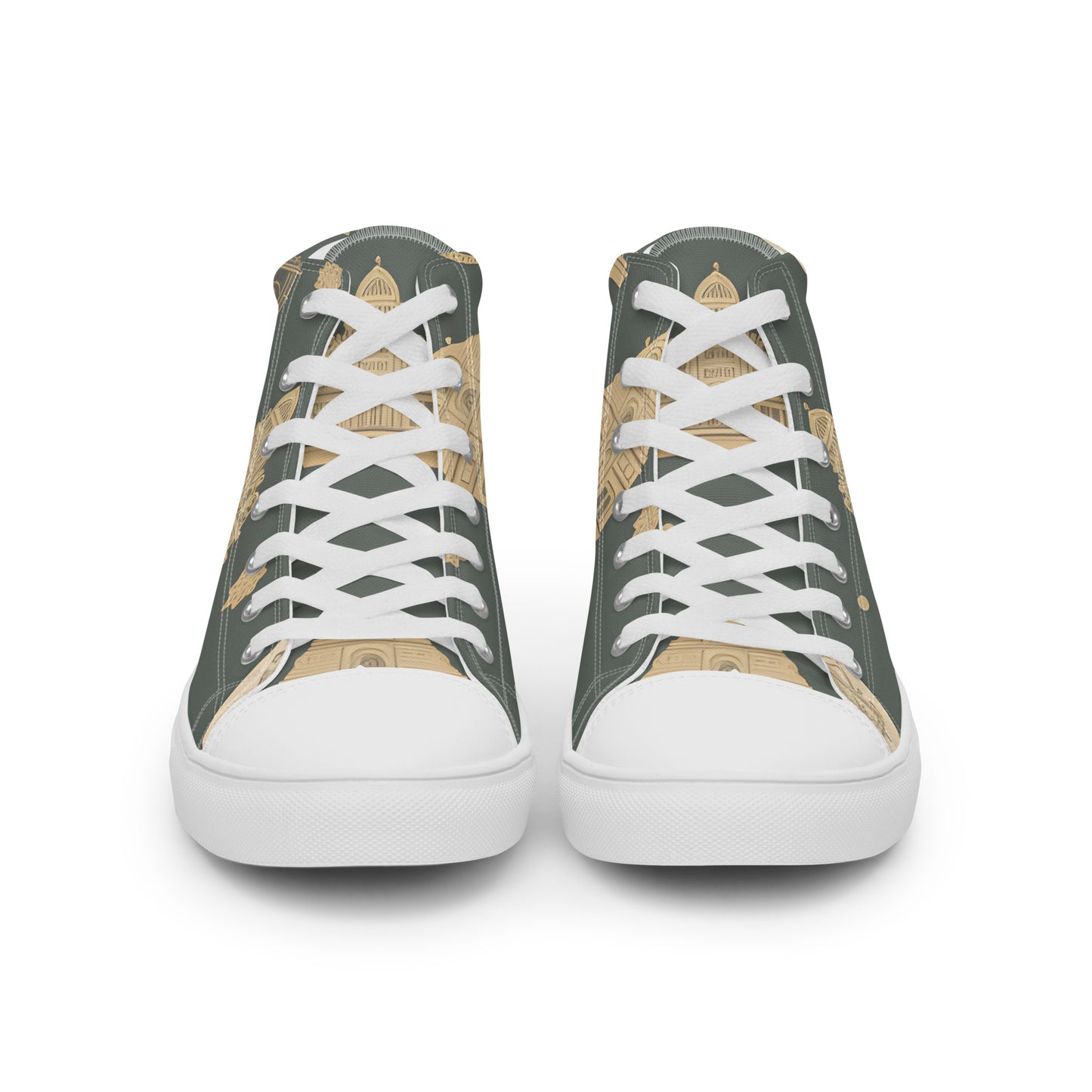 Men’s high top canvas shoes