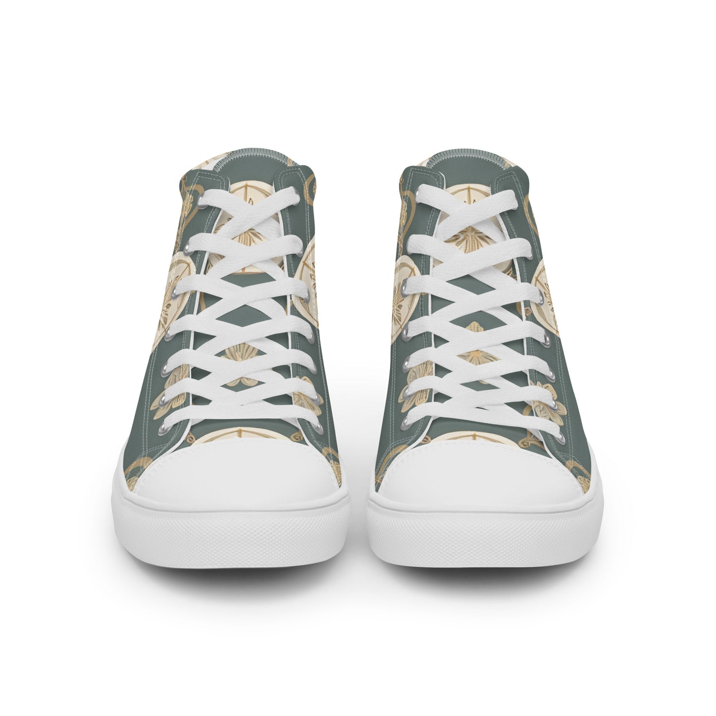 Men’s high top canvas shoes