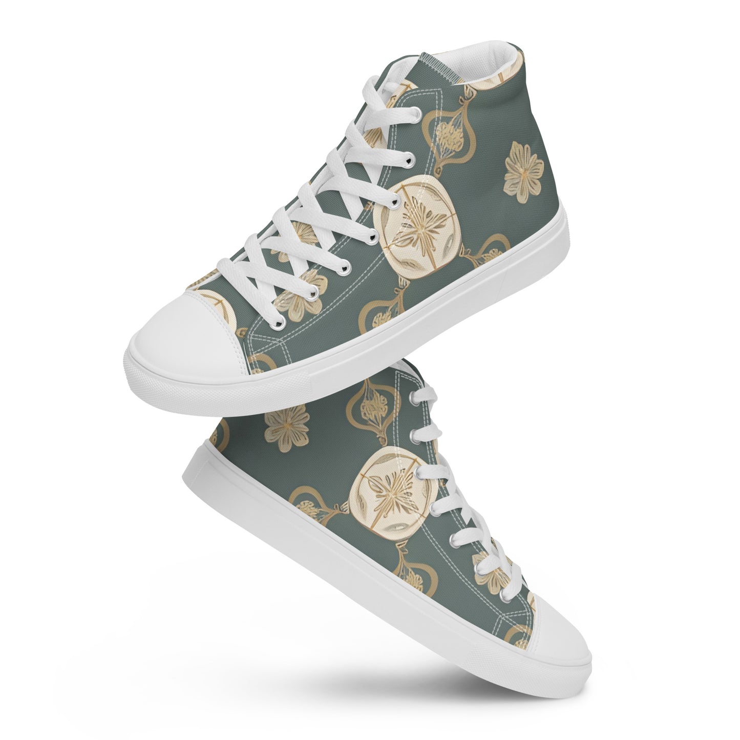 Men’s high top canvas shoes