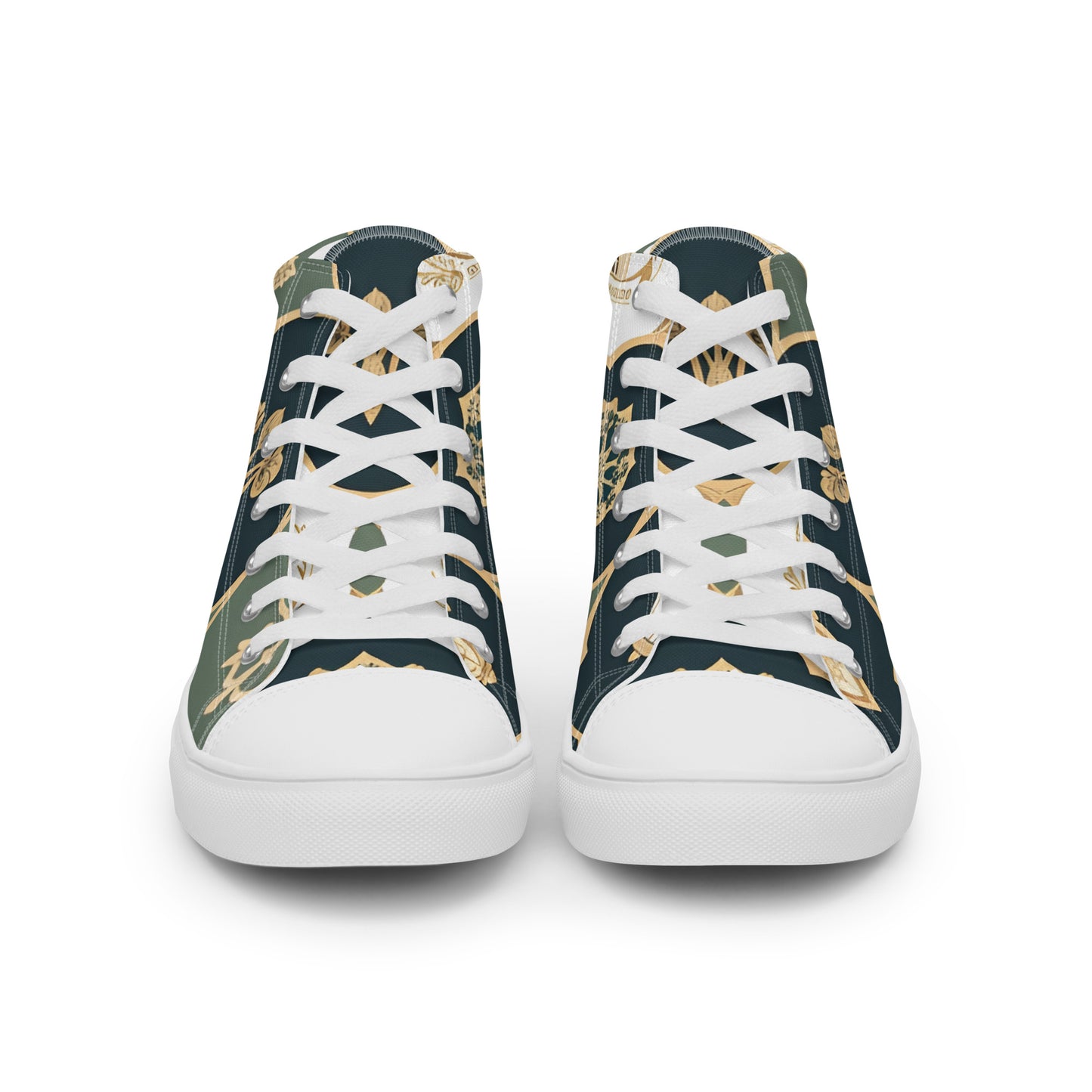 Men’s high top canvas shoes