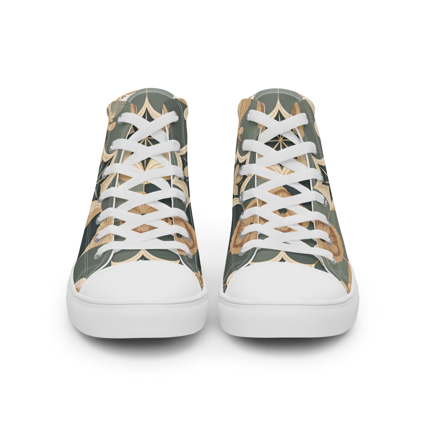 Men’s high top canvas shoes