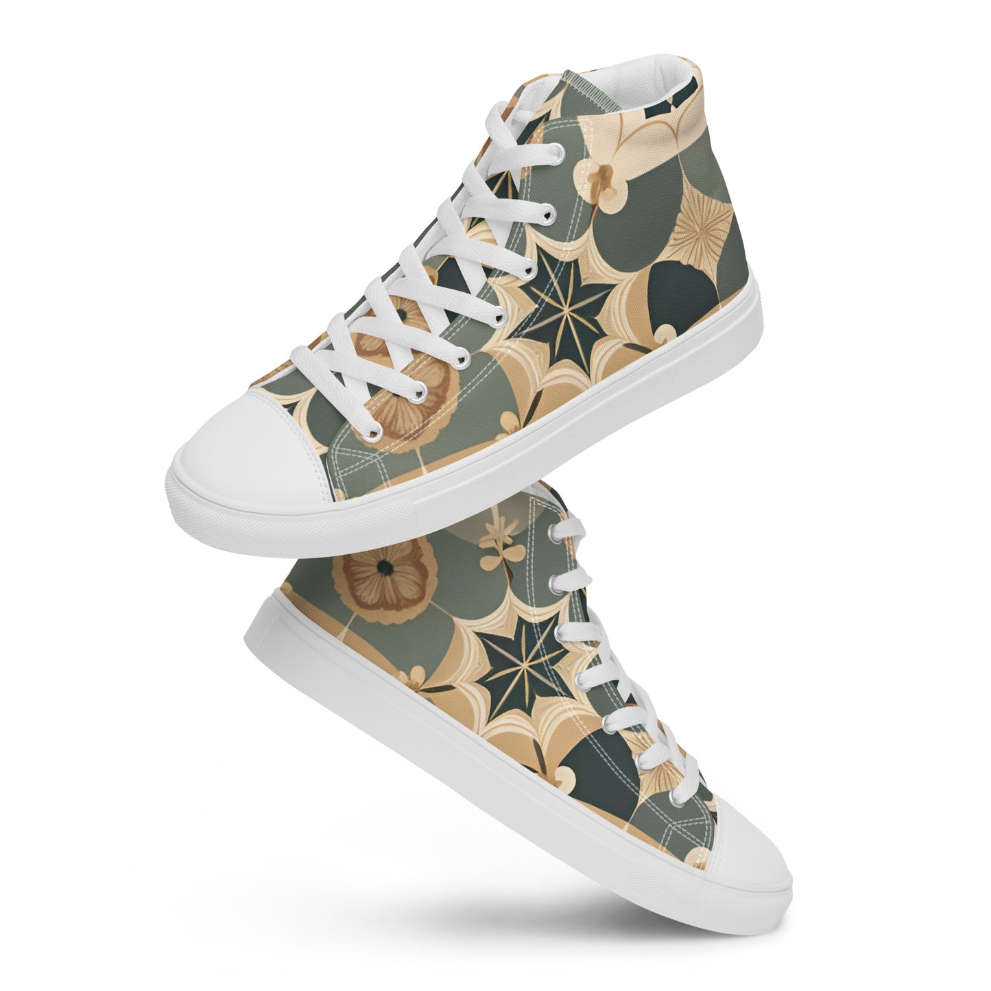 Men’s high top canvas shoes