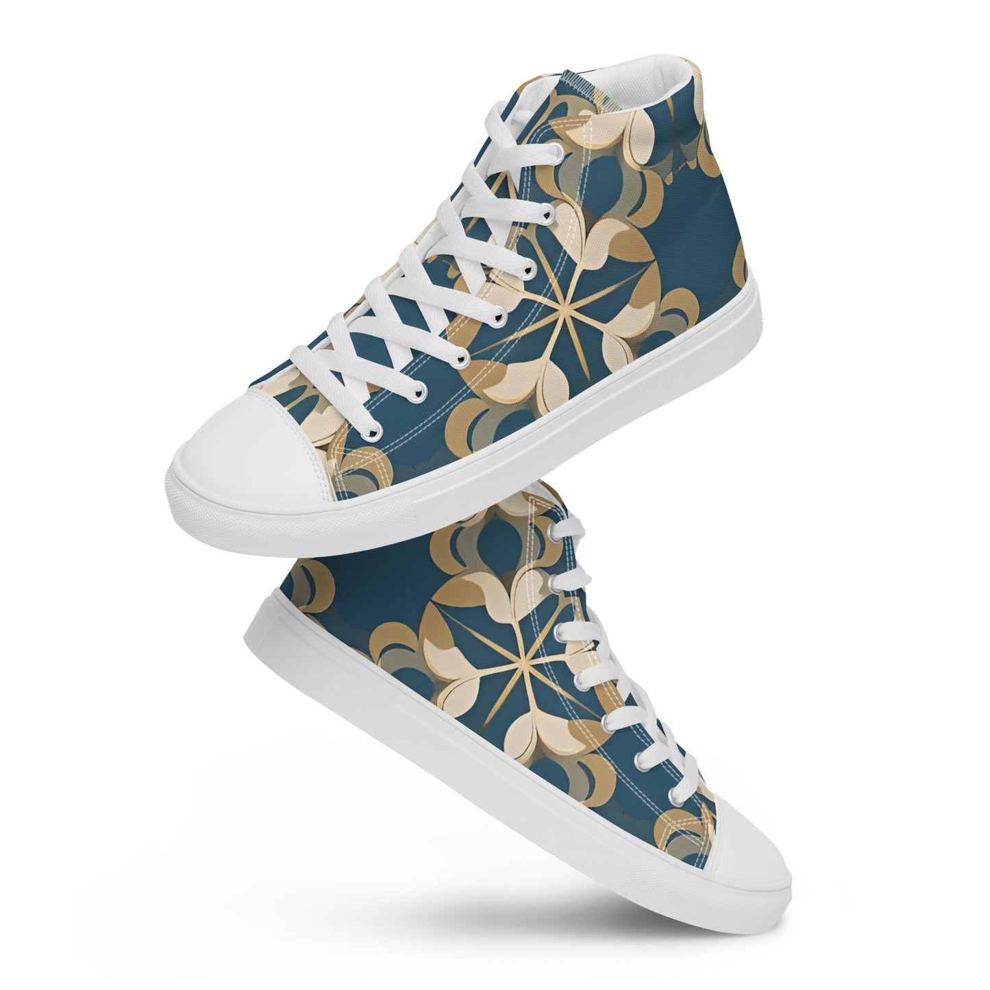 Men’s high top canvas shoes