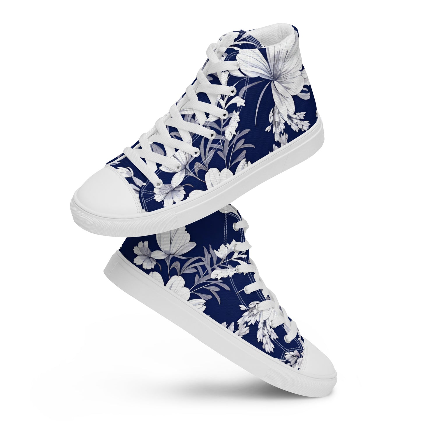 Men’s high top canvas shoes