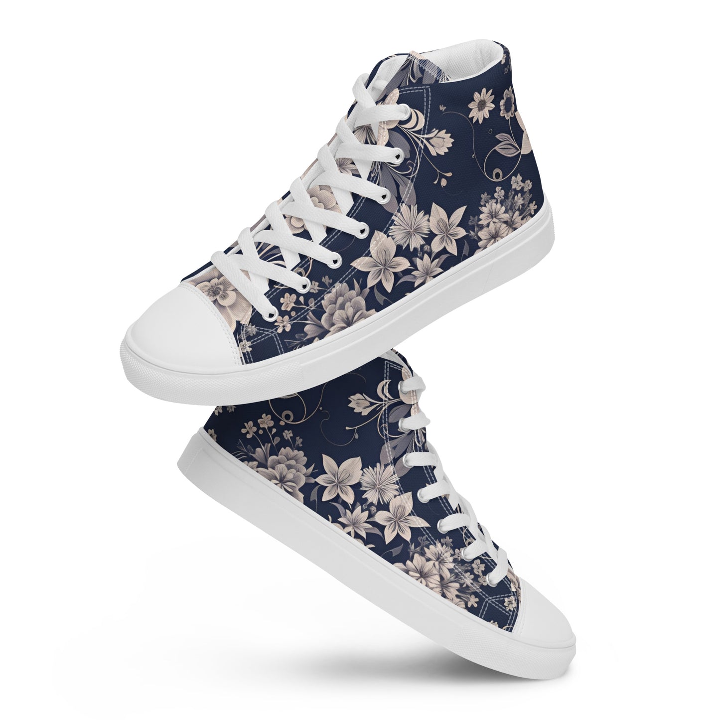 Men’s high top canvas shoes