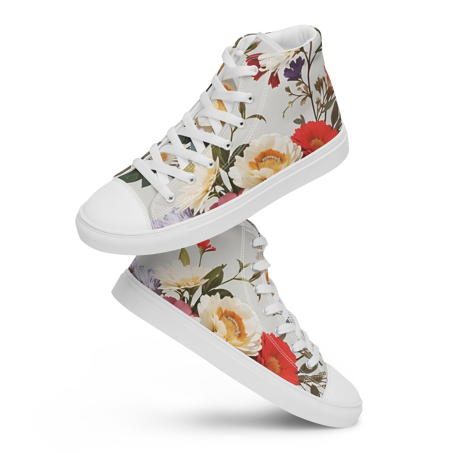 Men’s high top canvas shoes