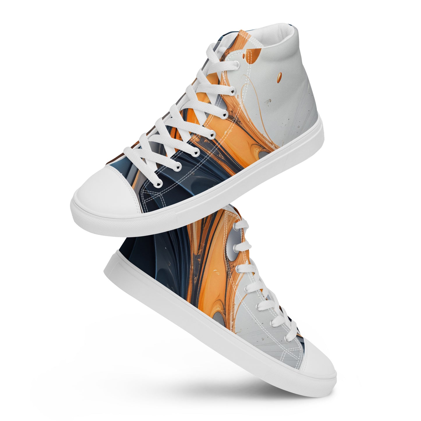 Men’s high top canvas shoes