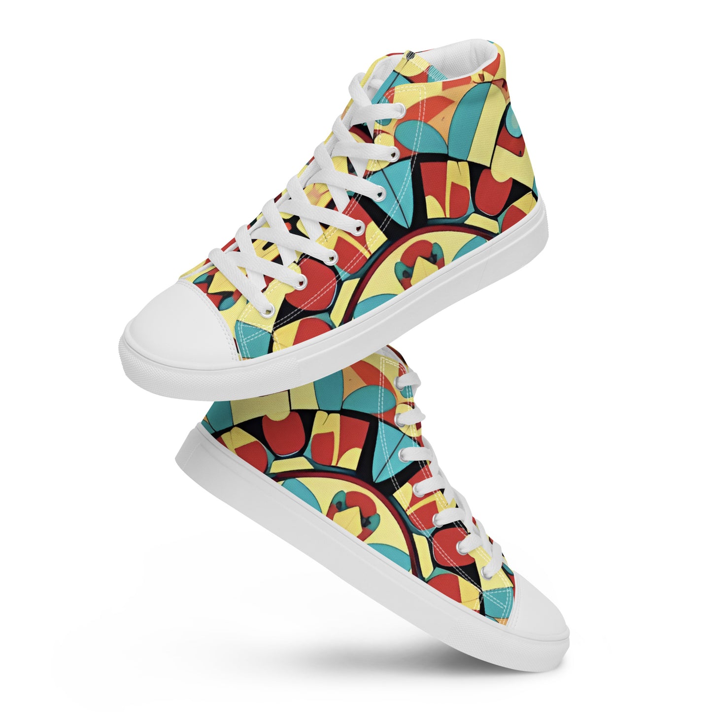 Men’s high top canvas shoes