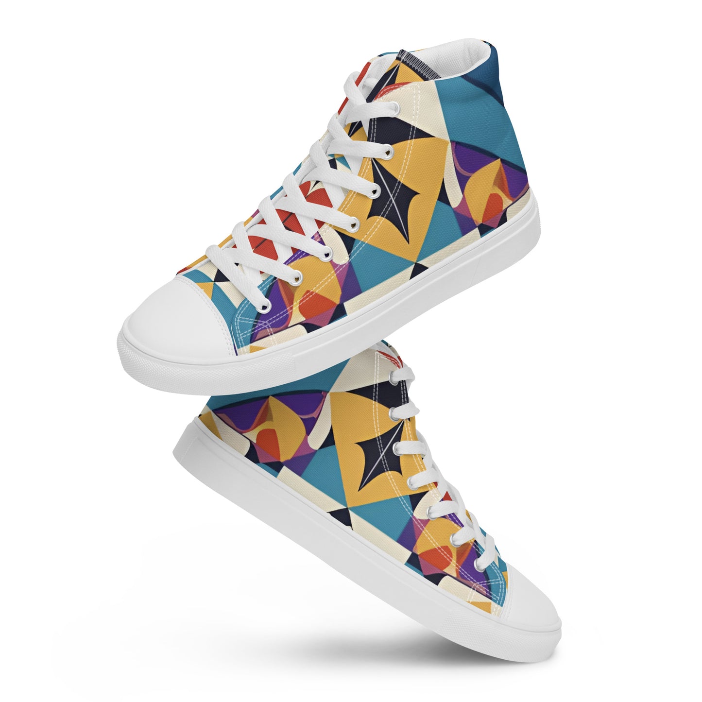 Men’s high top canvas shoes