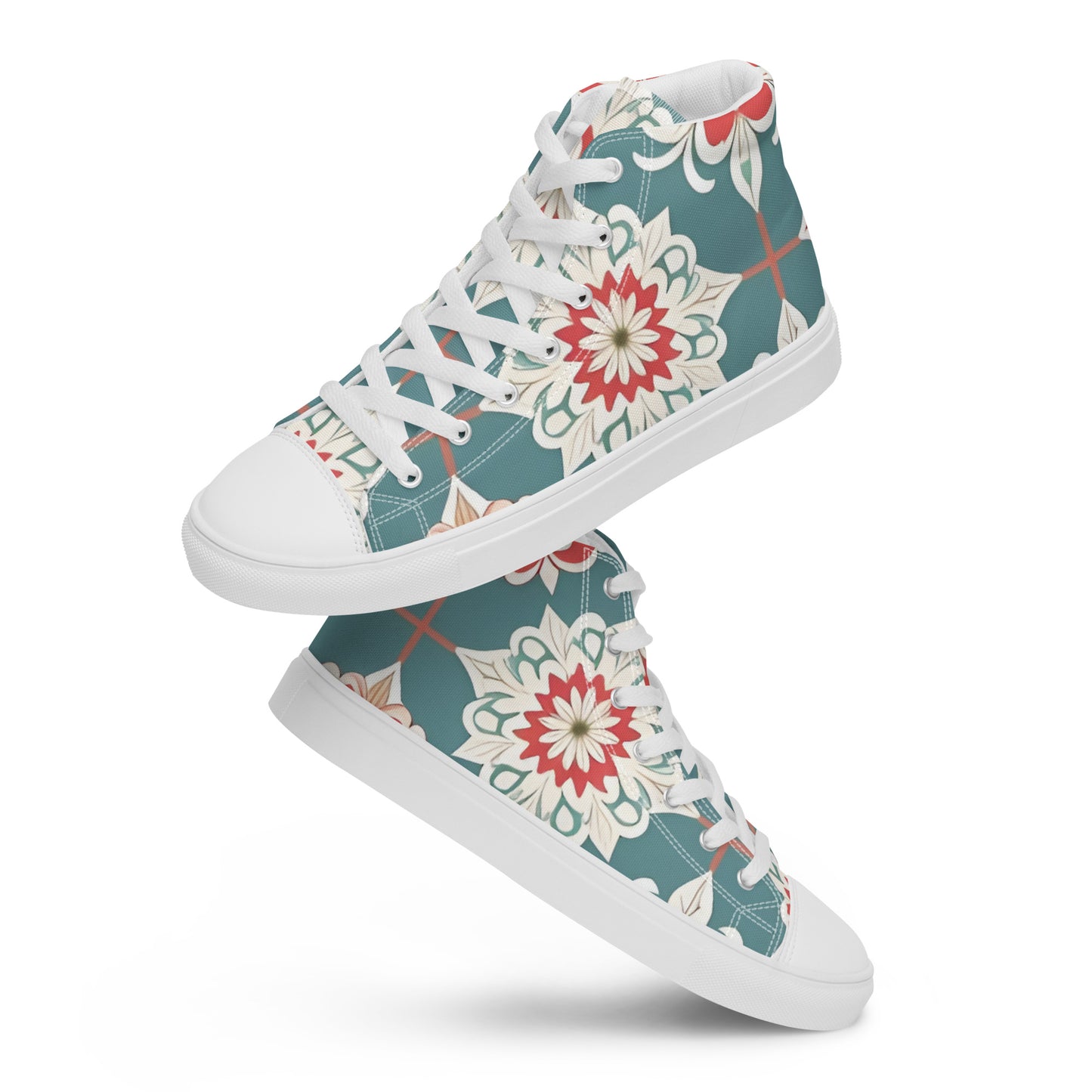 Men’s high top canvas shoes