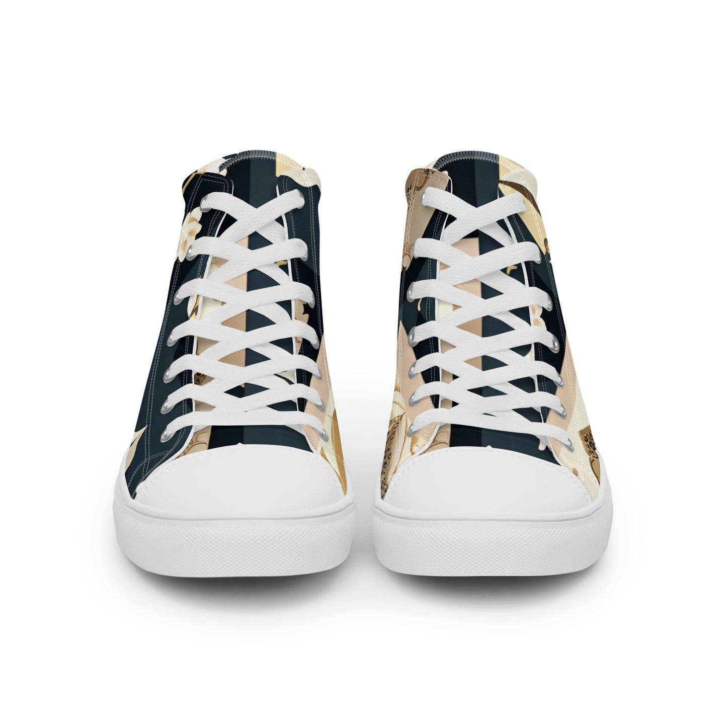 Men’s high top canvas shoes