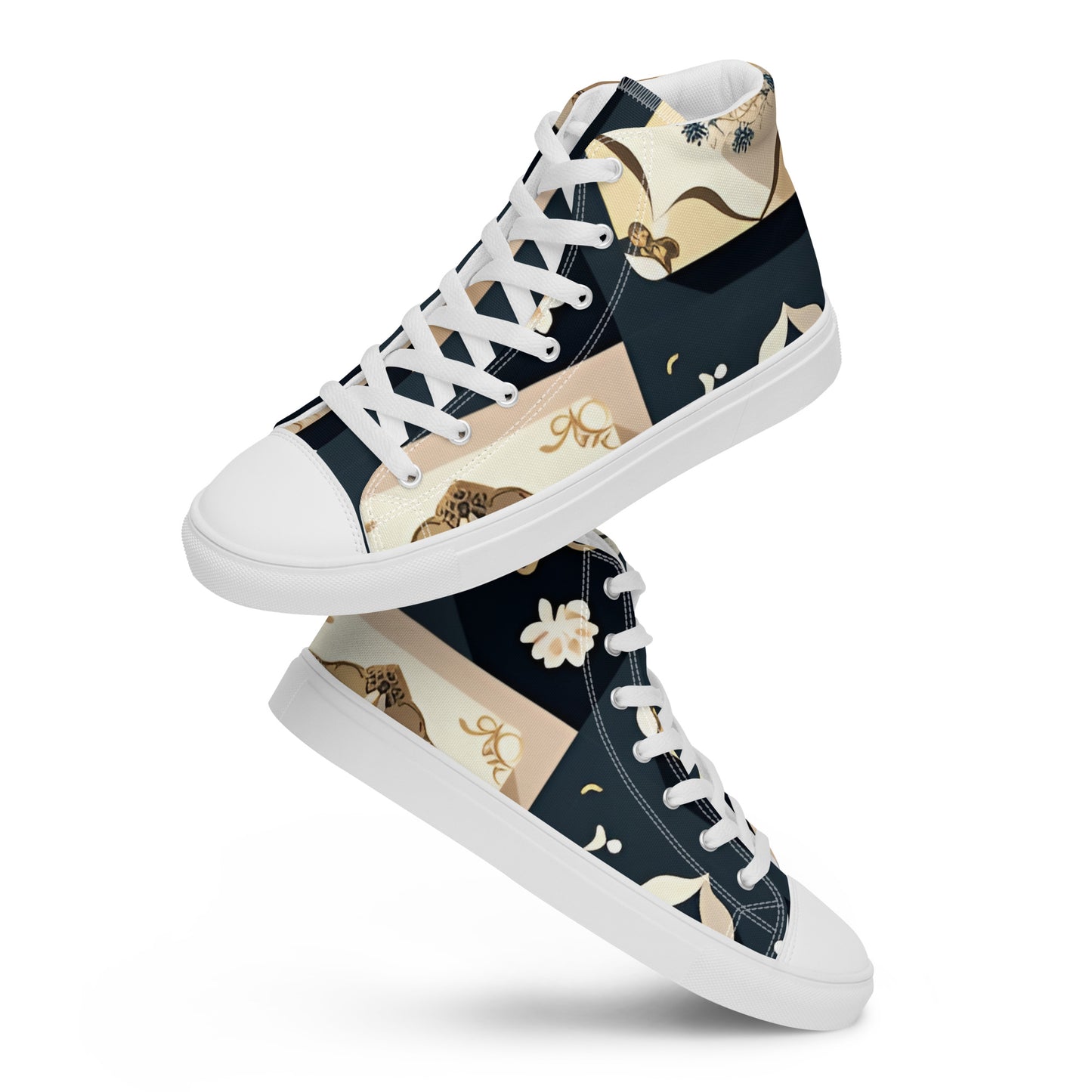 Men’s high top canvas shoes