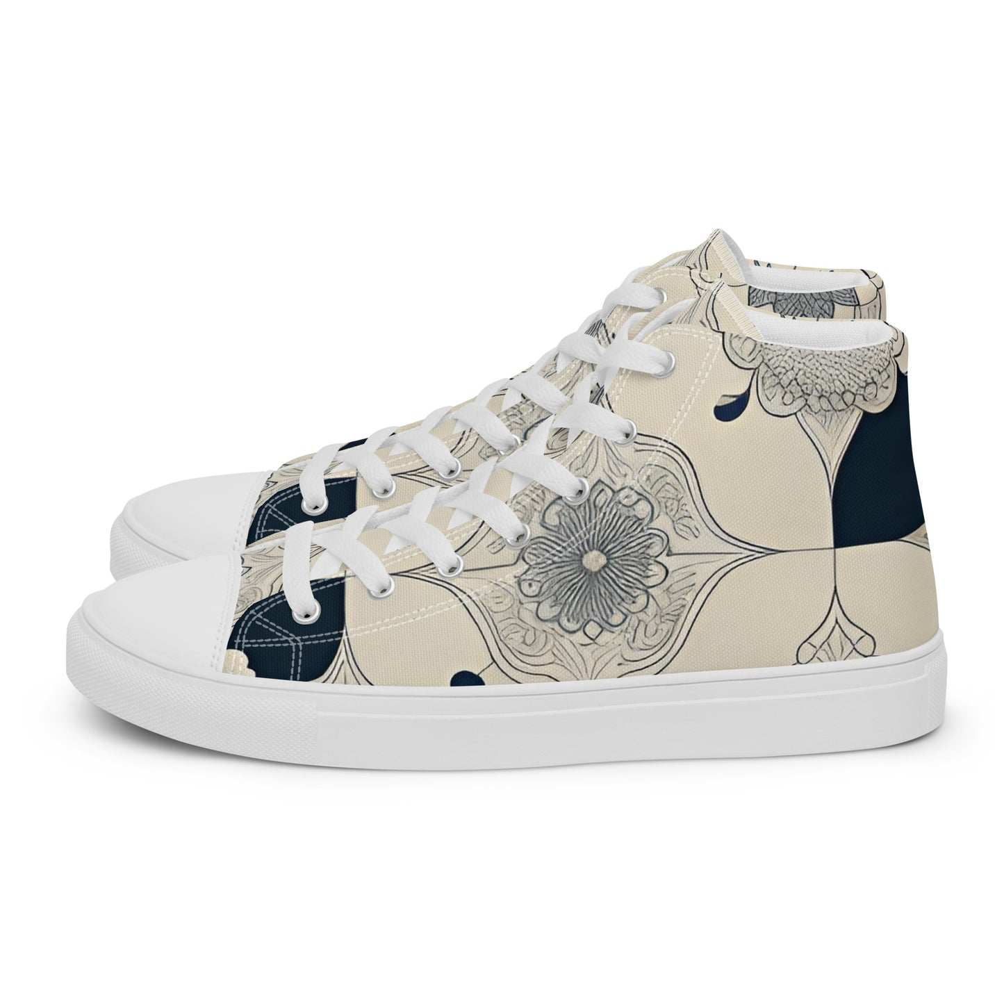 Men’s high top canvas shoes