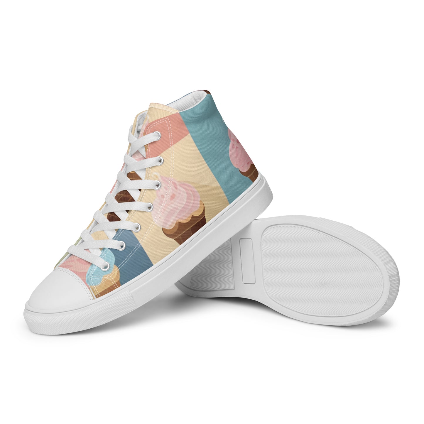 Men’s high top canvas shoes