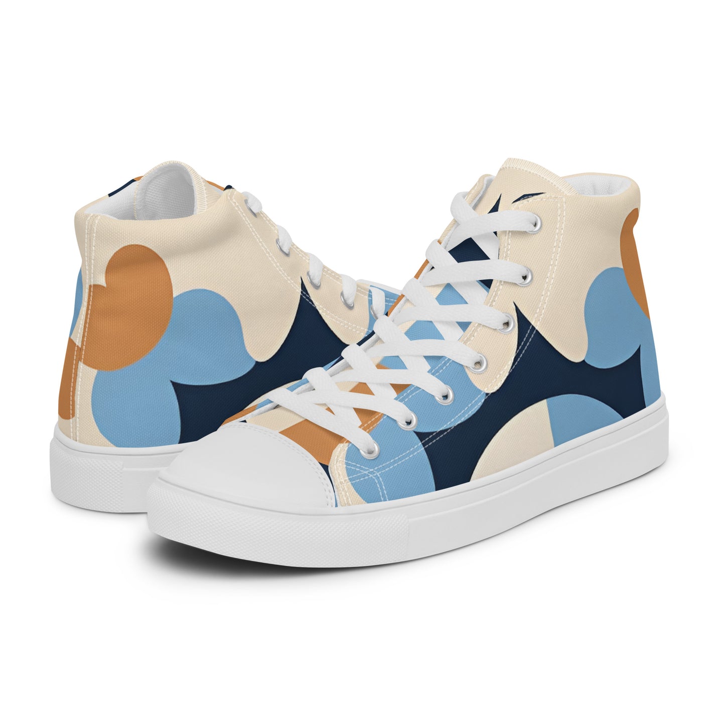 Men’s high top canvas shoes