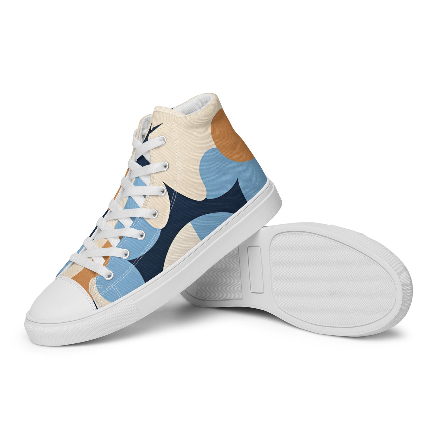 Men’s high top canvas shoes