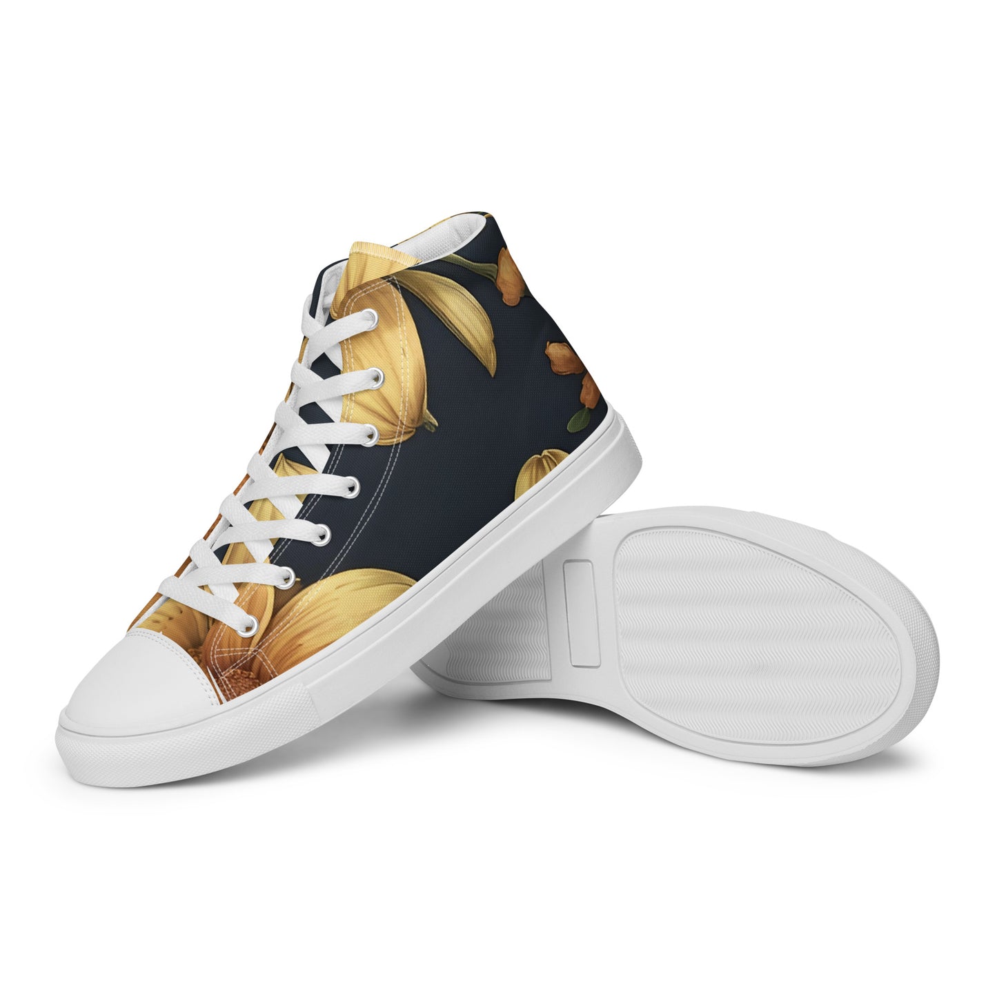 Men’s high top canvas shoes