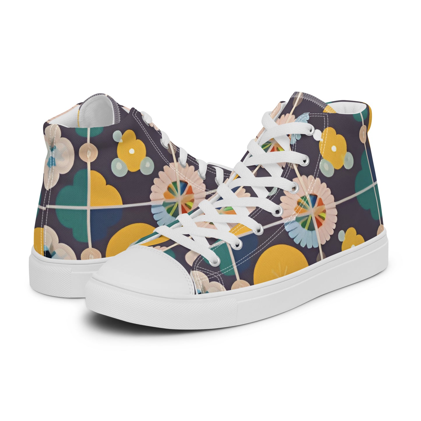 Men’s high top canvas shoes