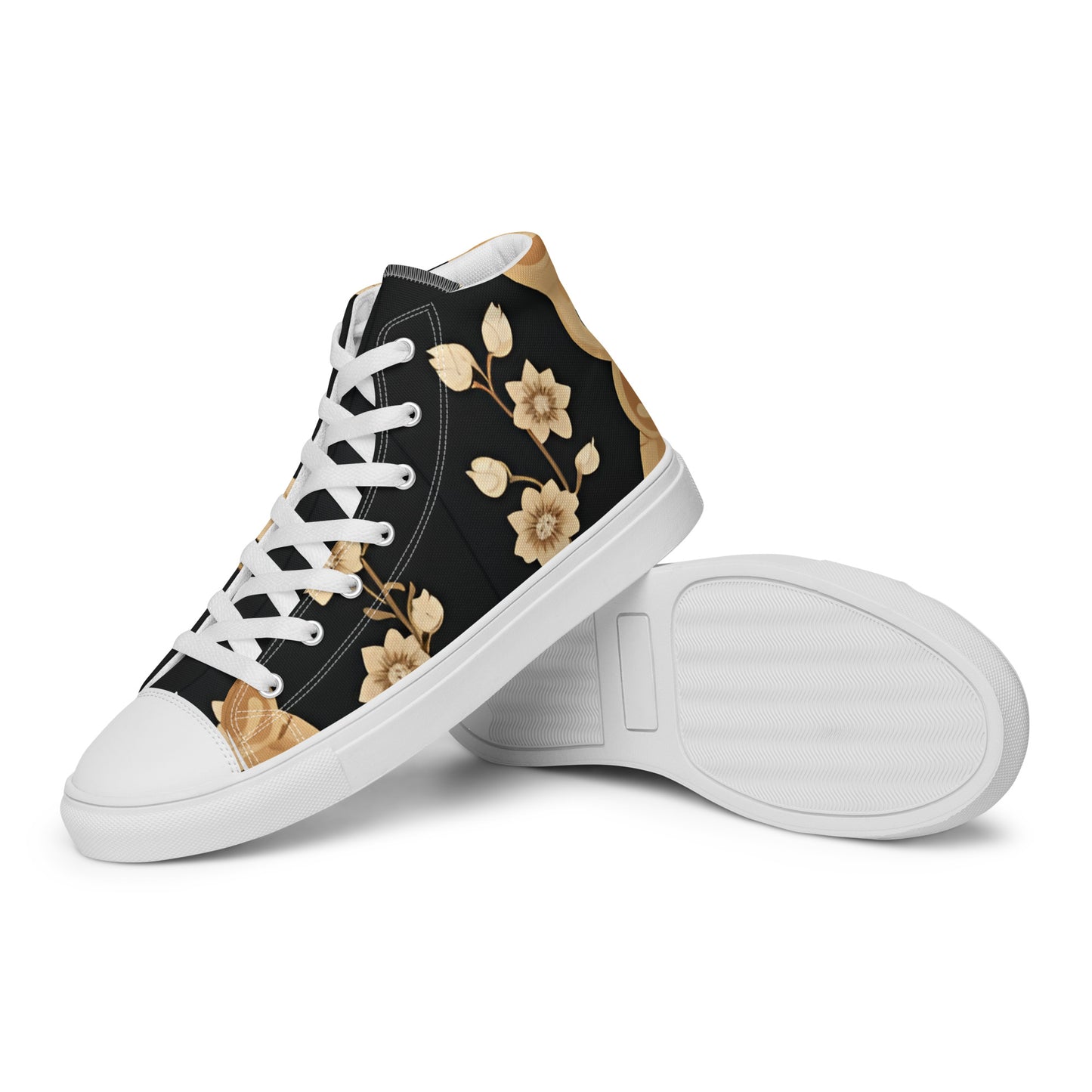 Men’s high top canvas shoes