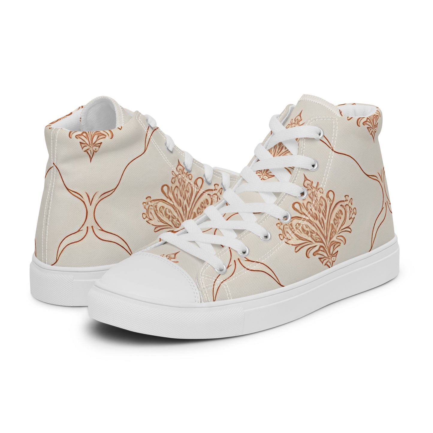 Men’s high top canvas shoes