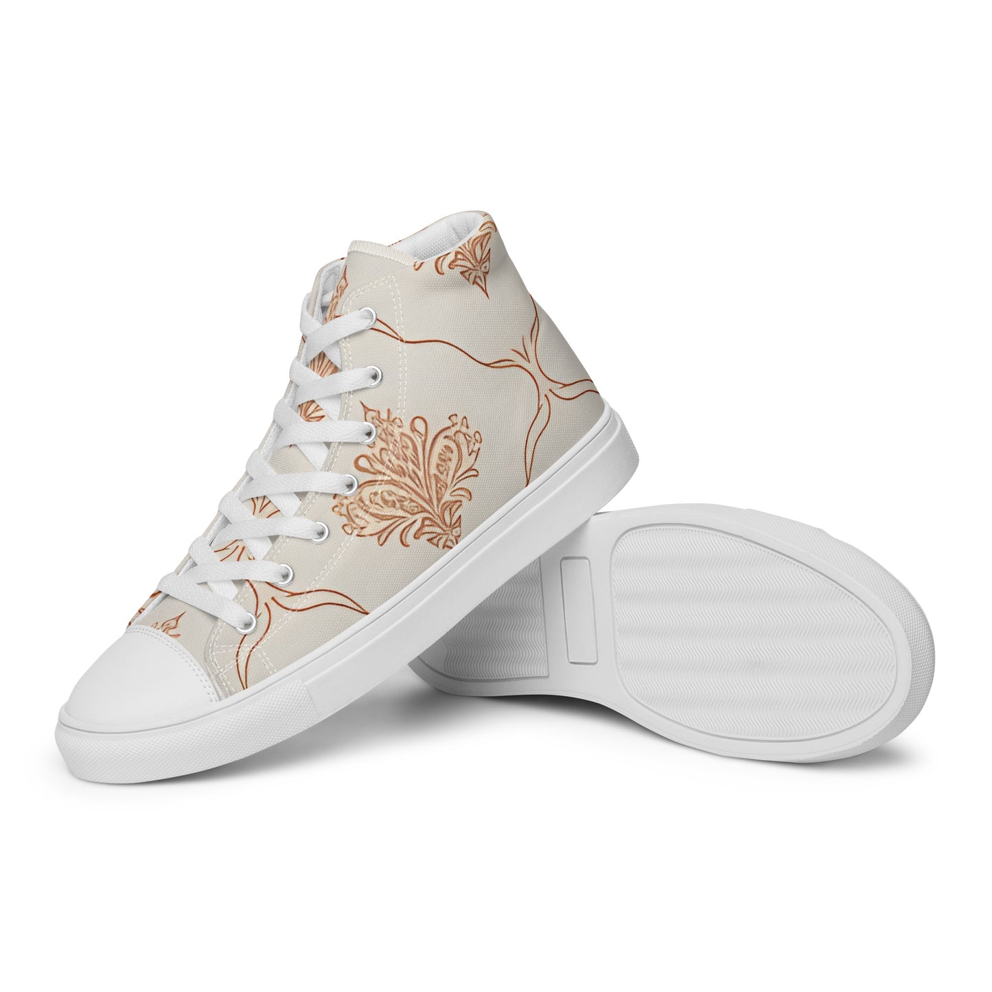 Men’s high top canvas shoes