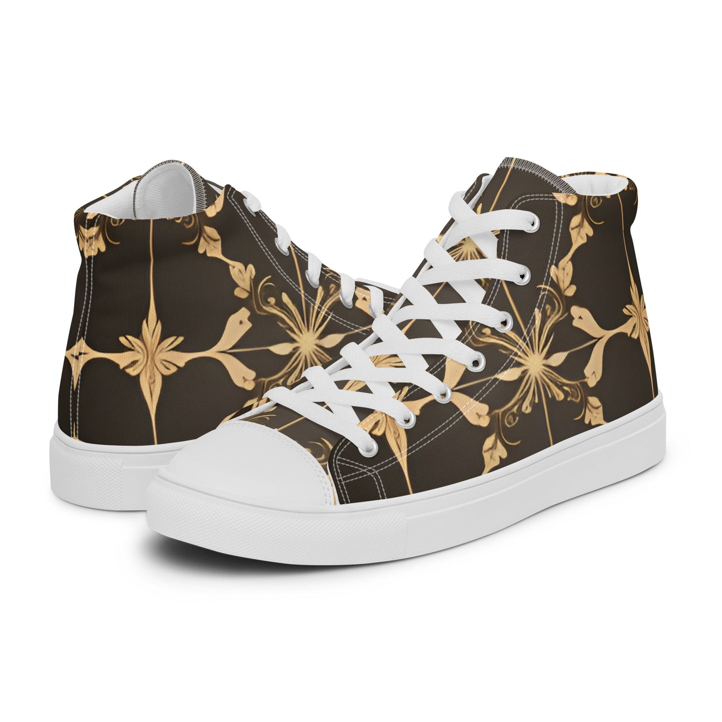 Men’s high top canvas shoes