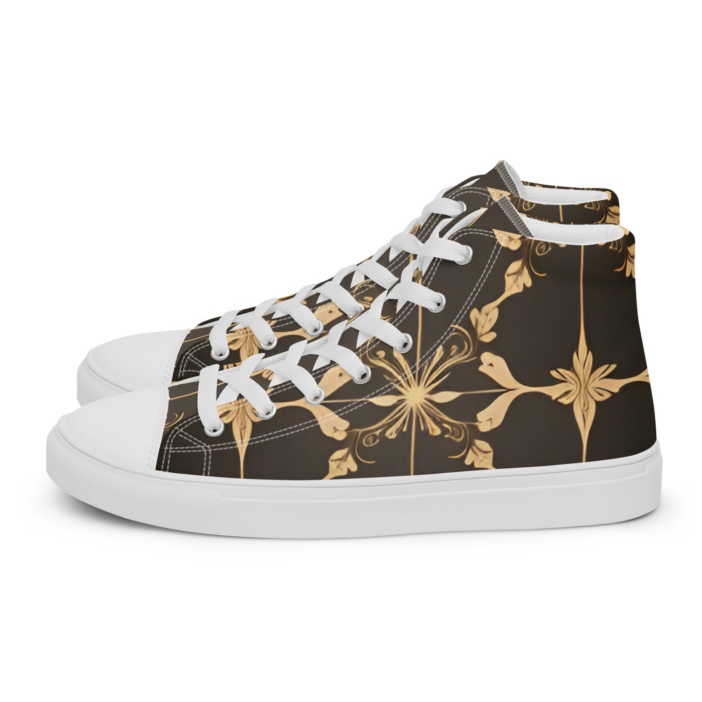 Men’s high top canvas shoes