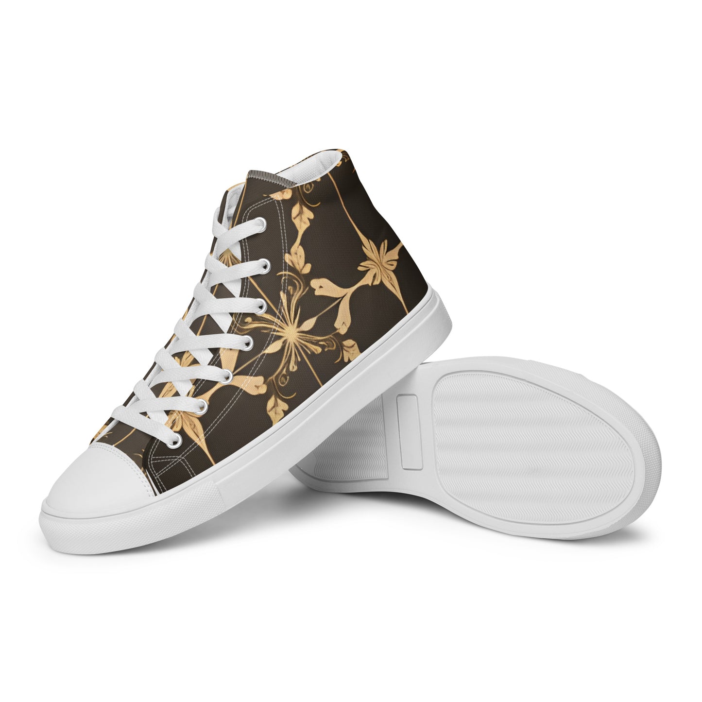 Men’s high top canvas shoes