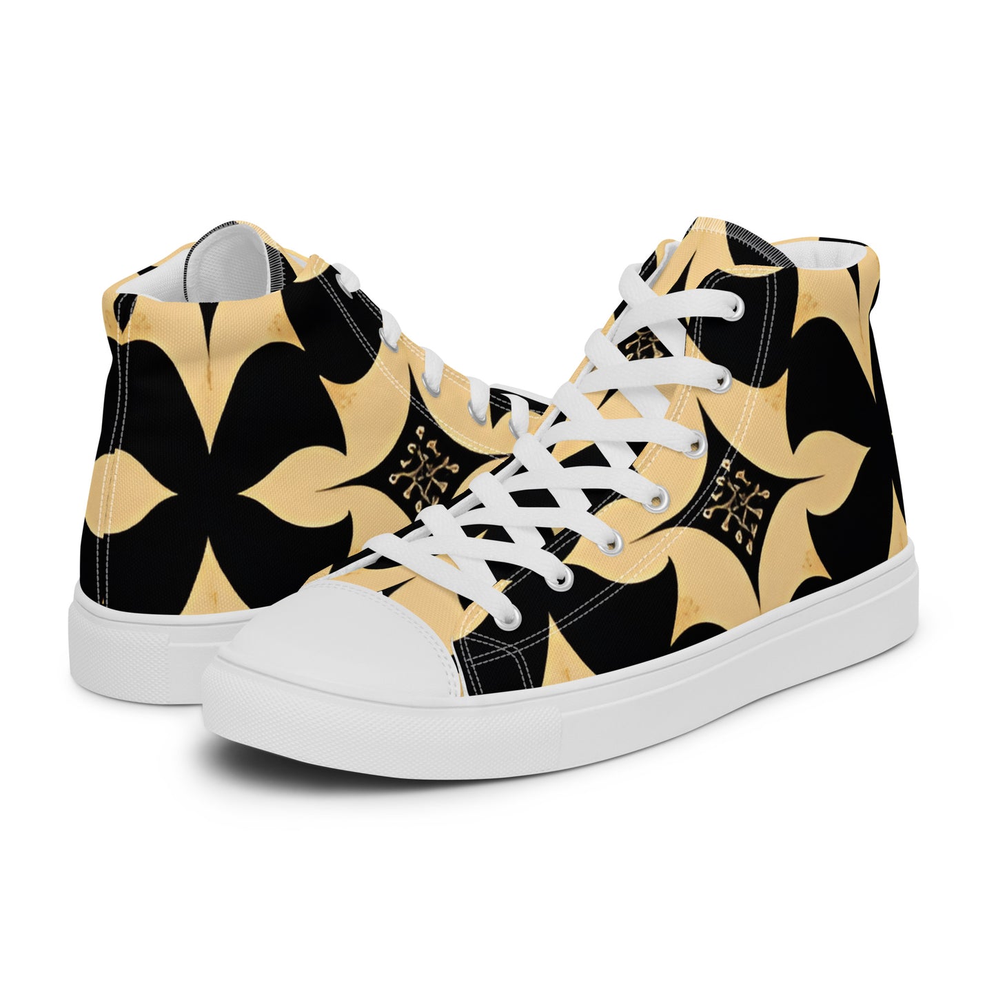 Men’s high top canvas shoes