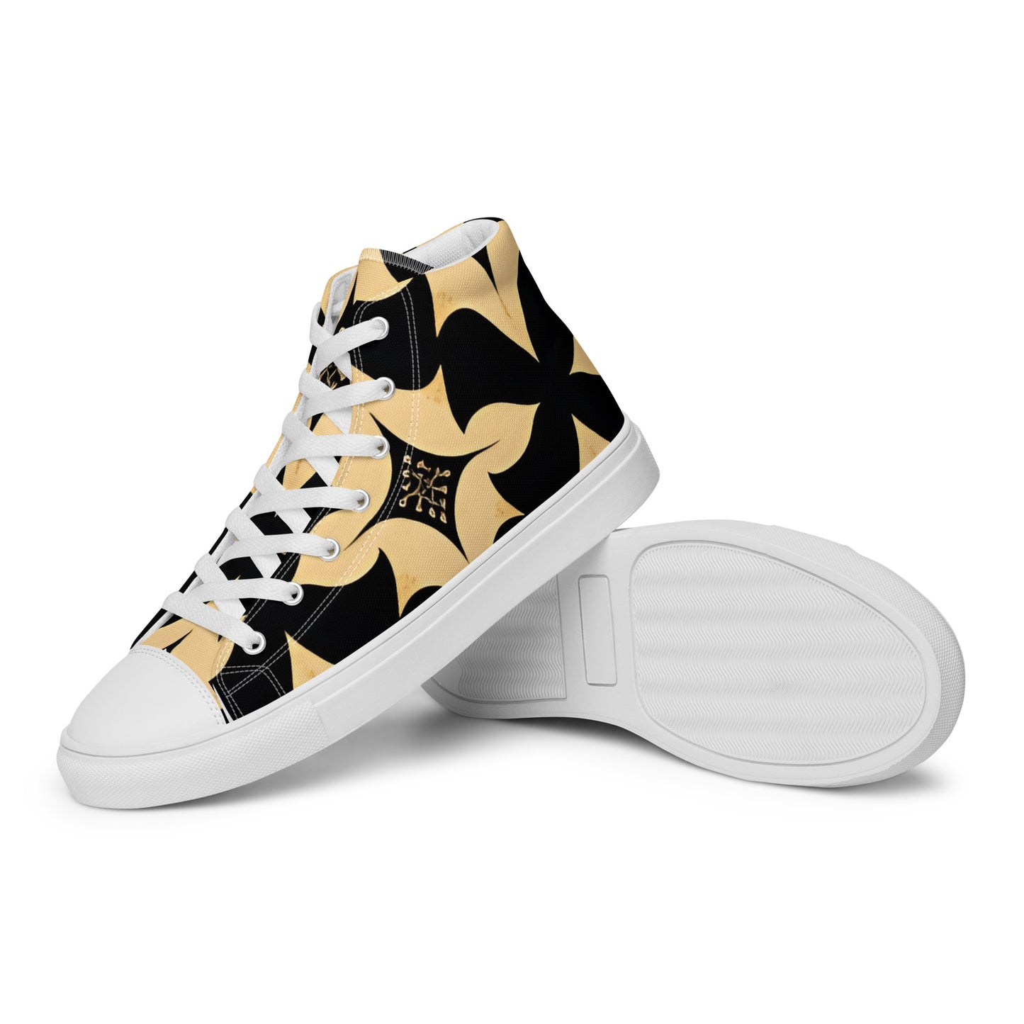 Men’s high top canvas shoes