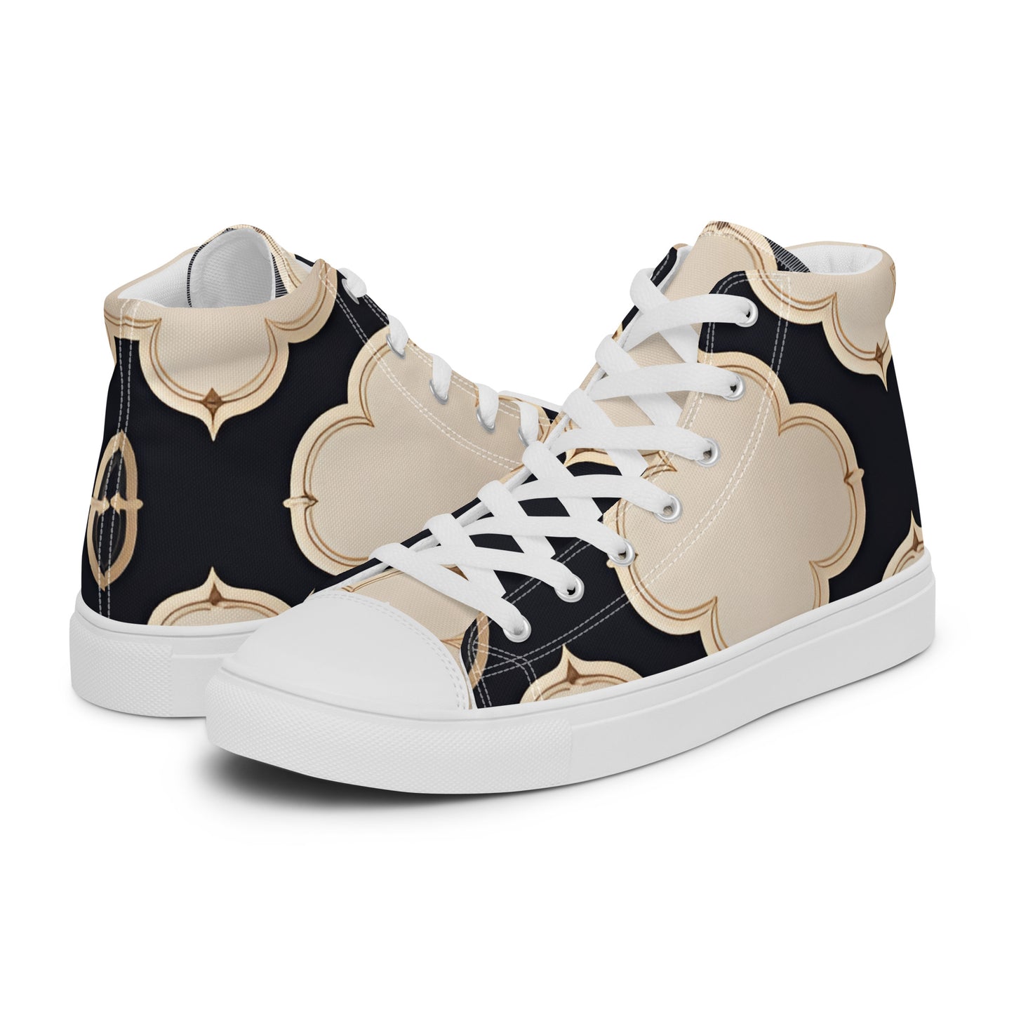 Men’s high top canvas shoes